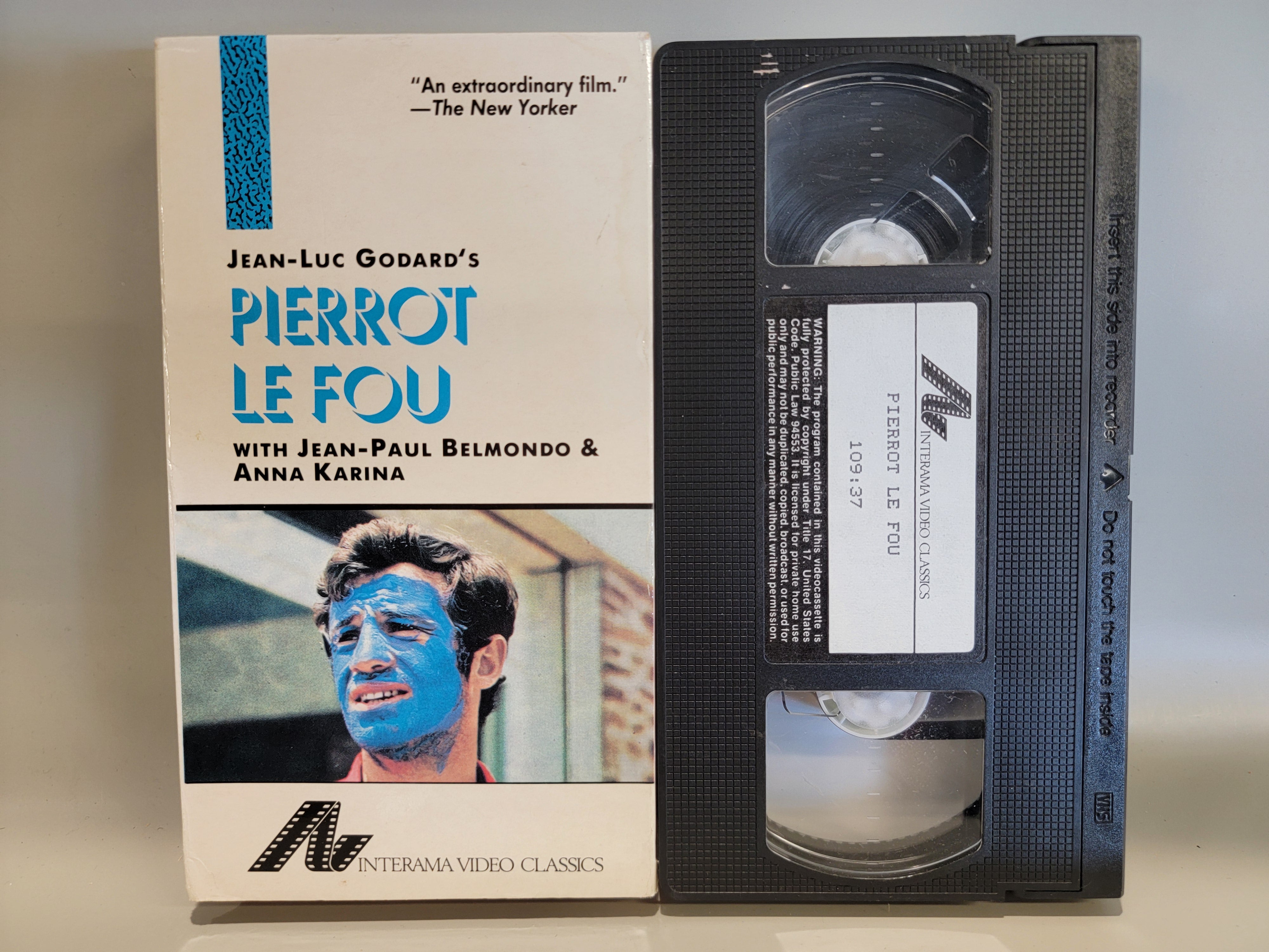 PIERROT LE FOU VHS [USED]