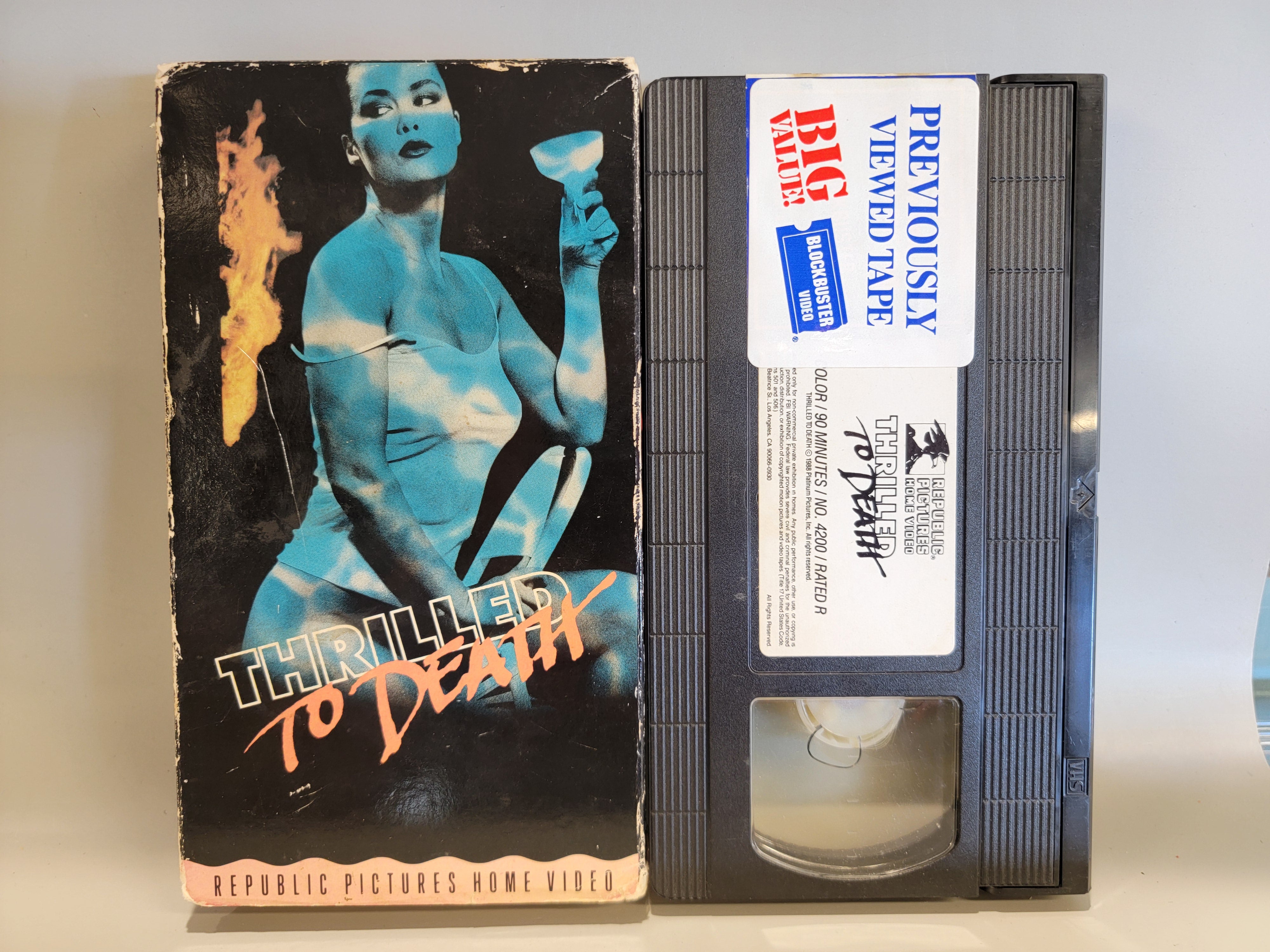 THRILLED TO DEATH VHS [USED]