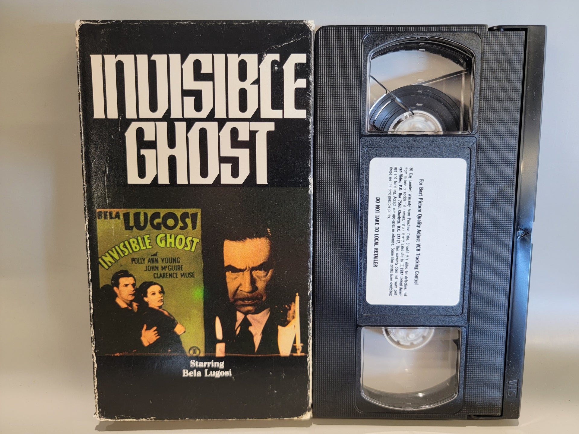 INVISIBLE GHOST VHS [USED]