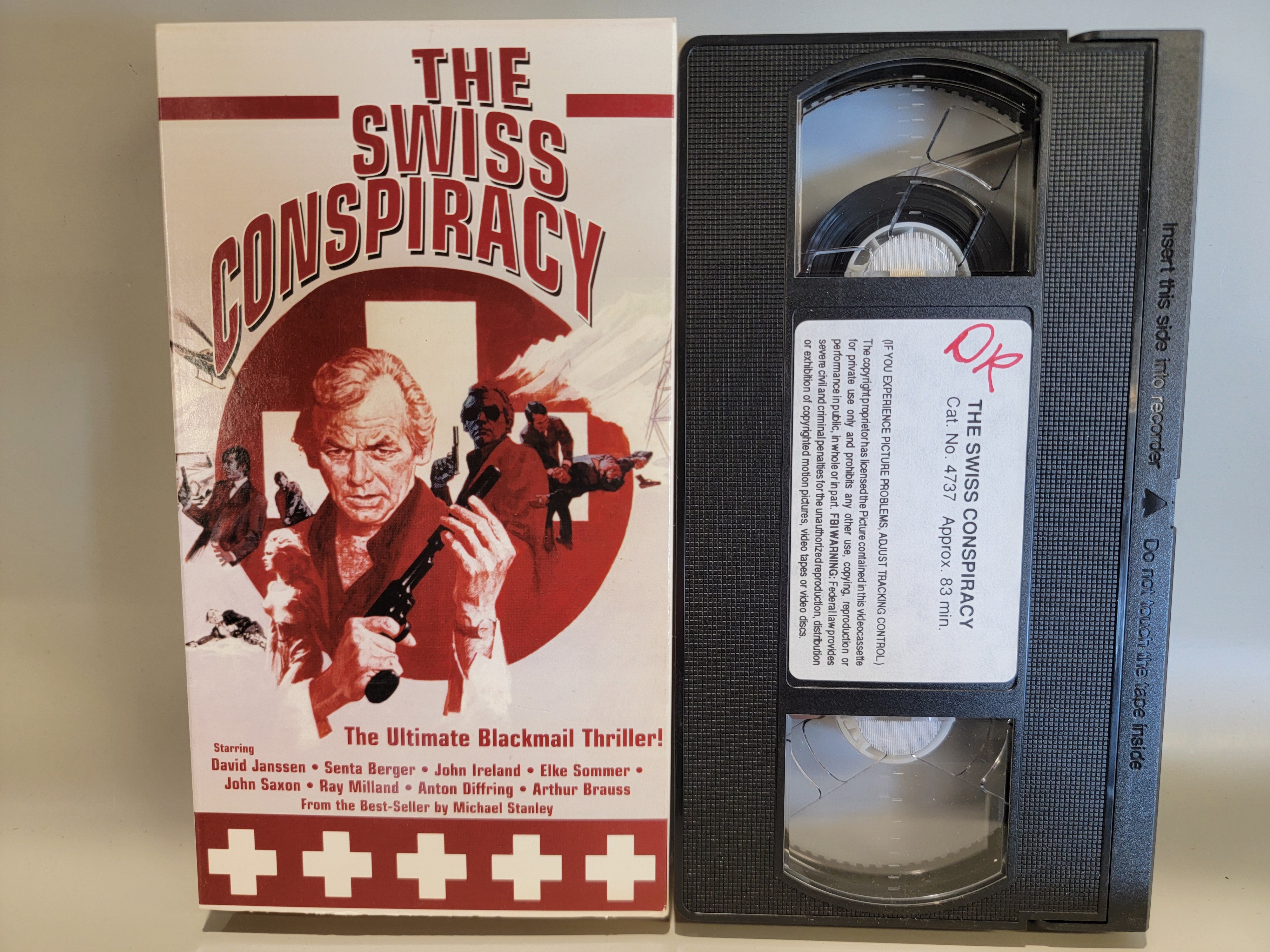 THE SWISS CONSPIRACY VHS [USED]