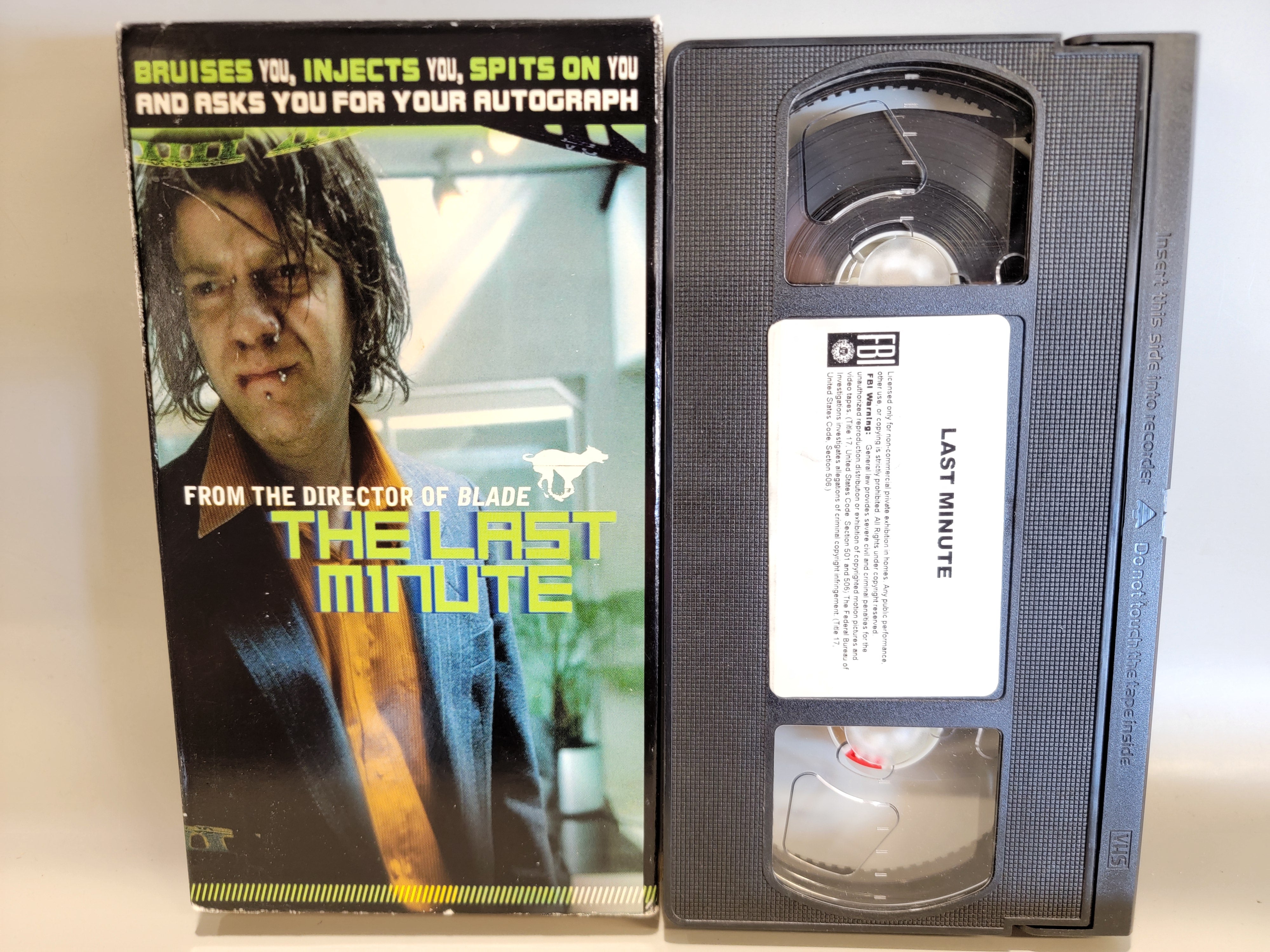 THE LAST MINUTE VHS [USED]