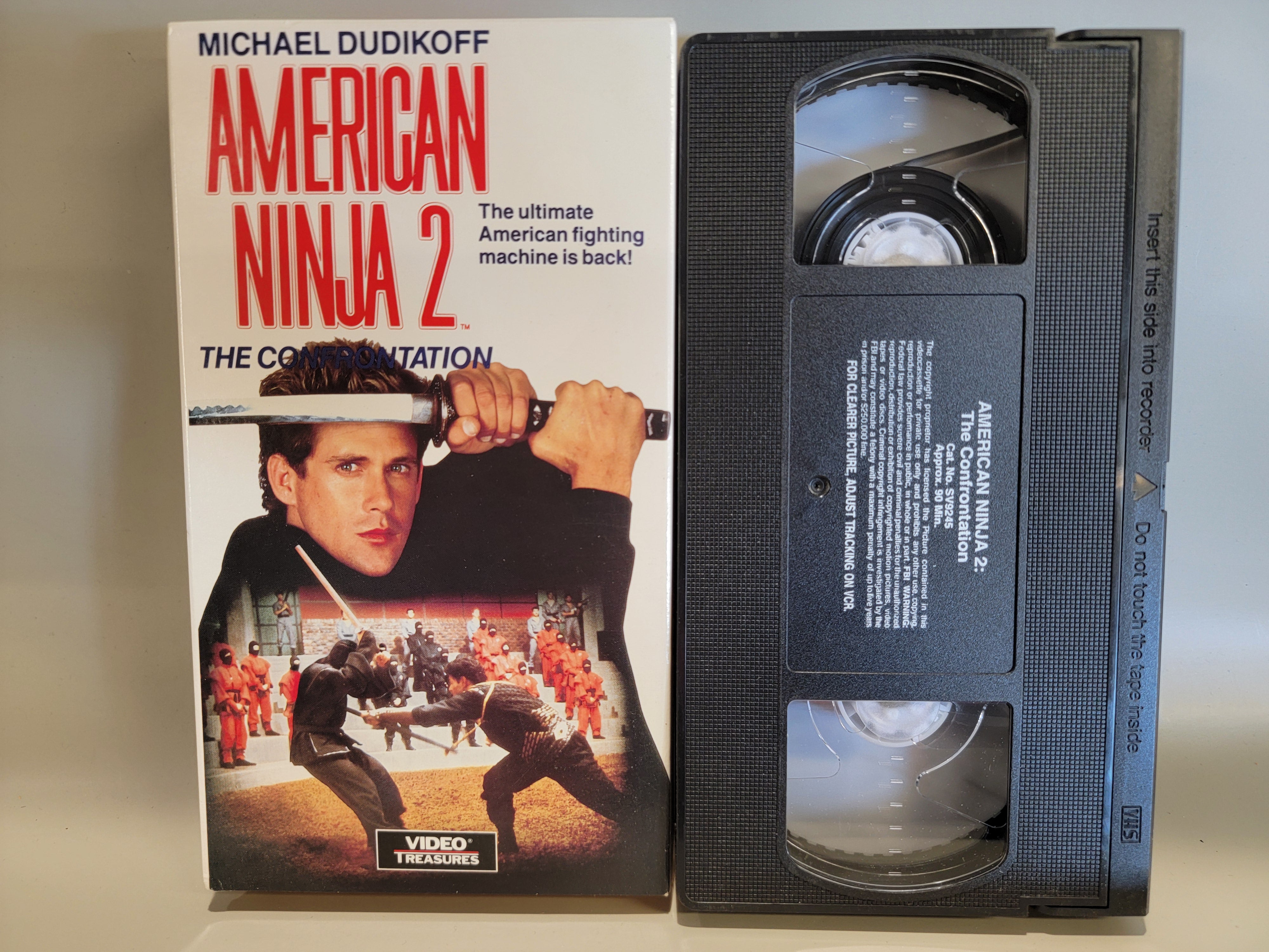 AMERICAN NINJA 2: THE CONFRONTATION VHS [USED]