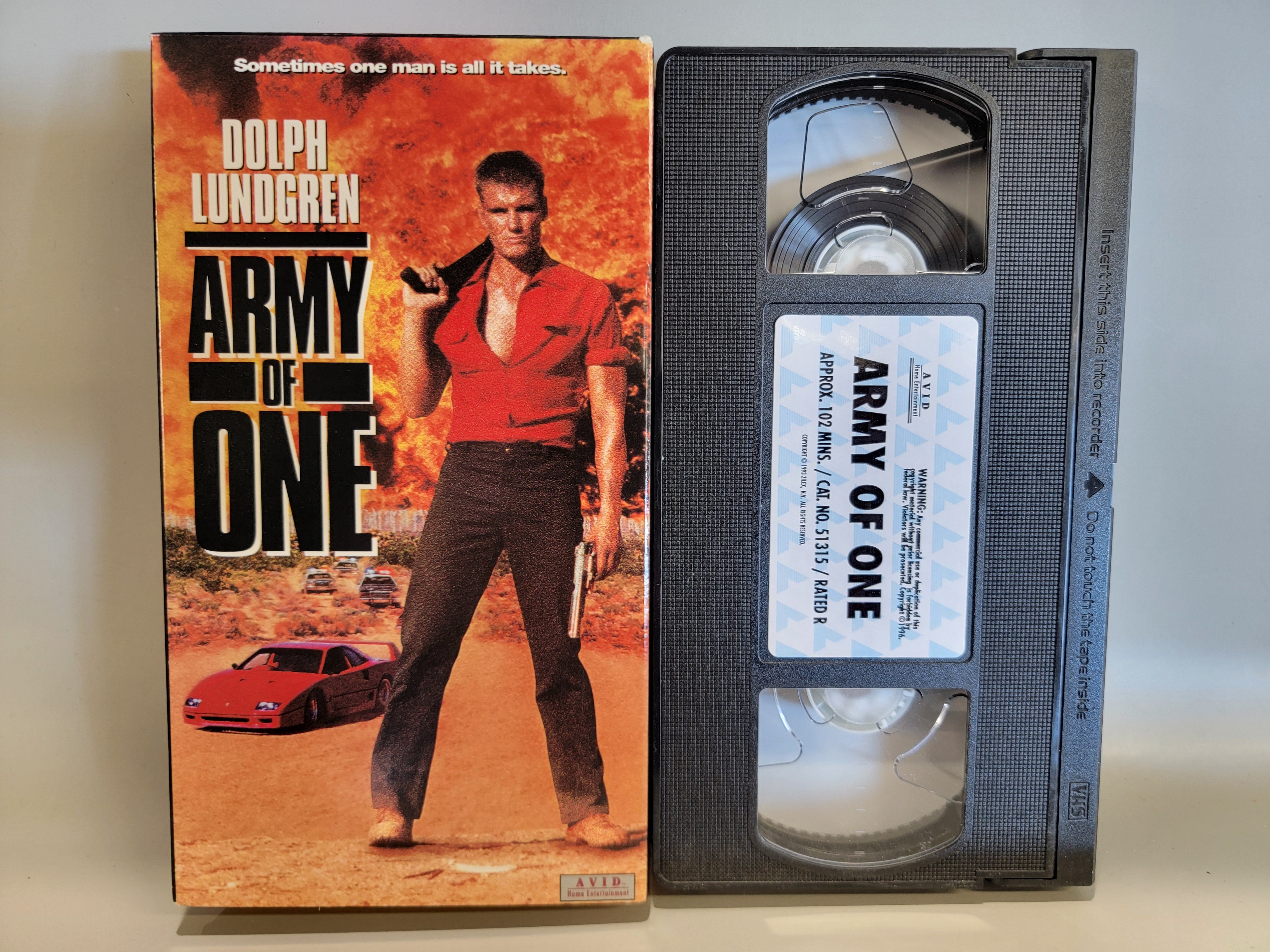 ARMY OF ONE VHS [USED]