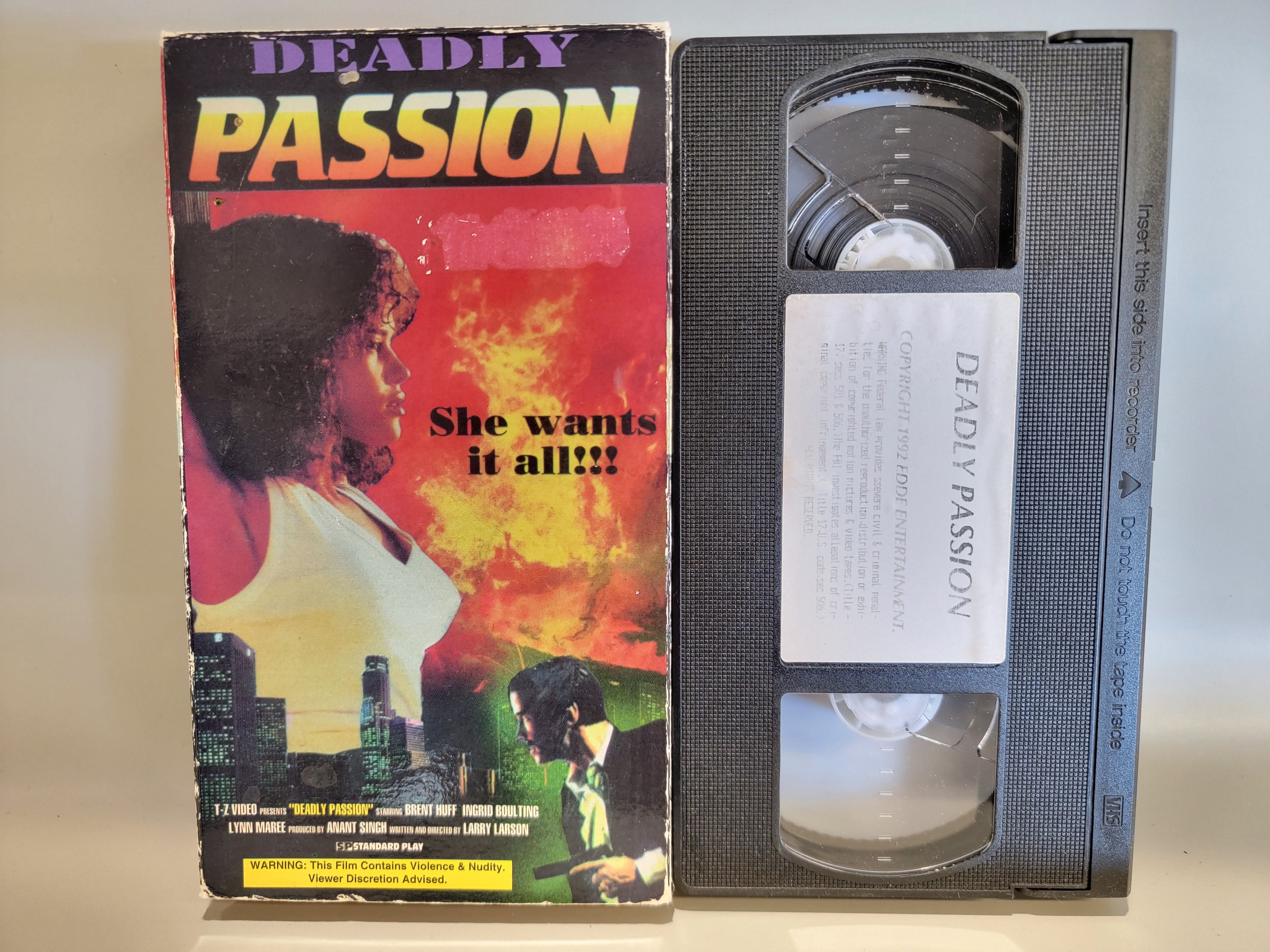 DEADLY PASSION VHS [USED]