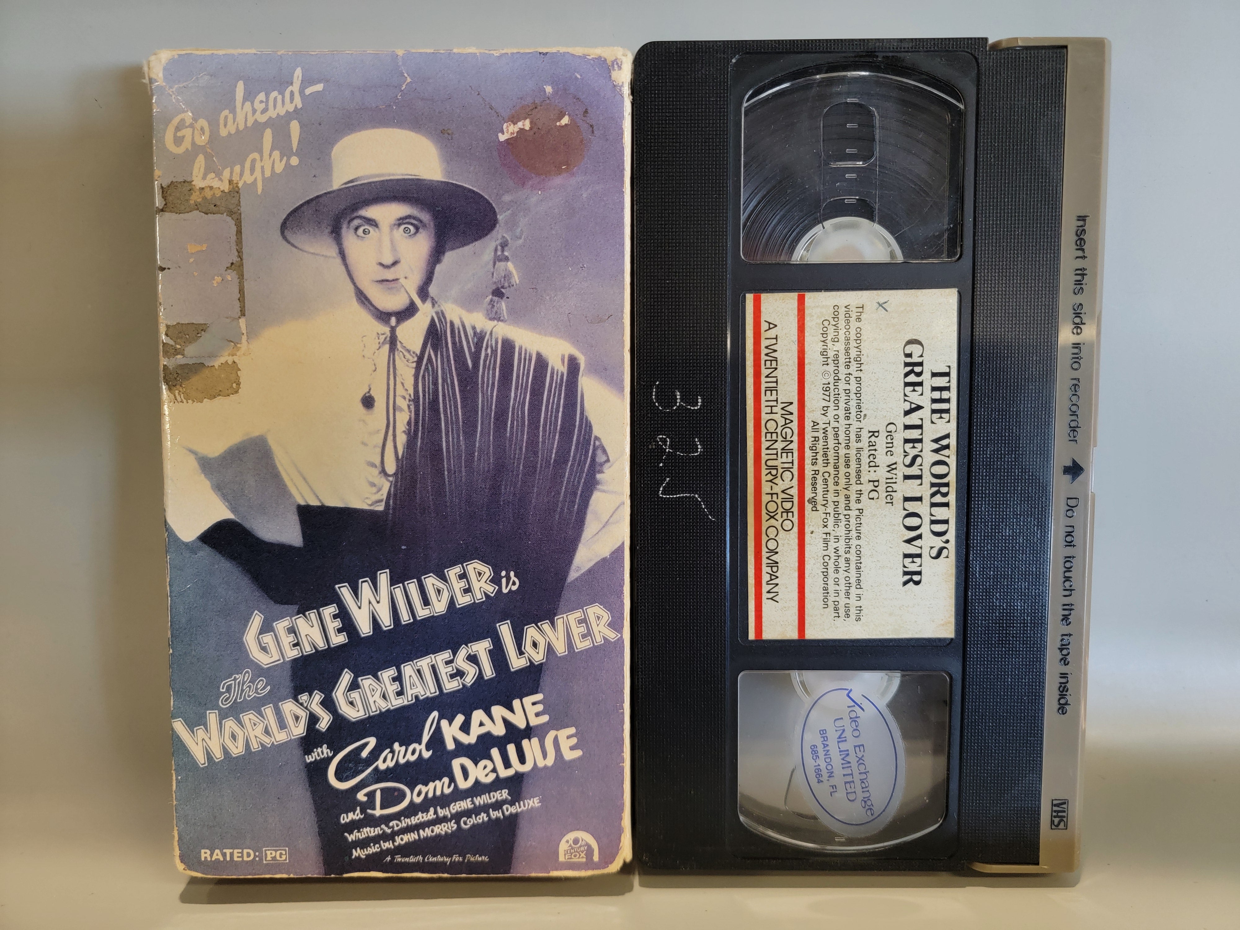 THE WORLD'S GREATEST LOVER VHS [USED]