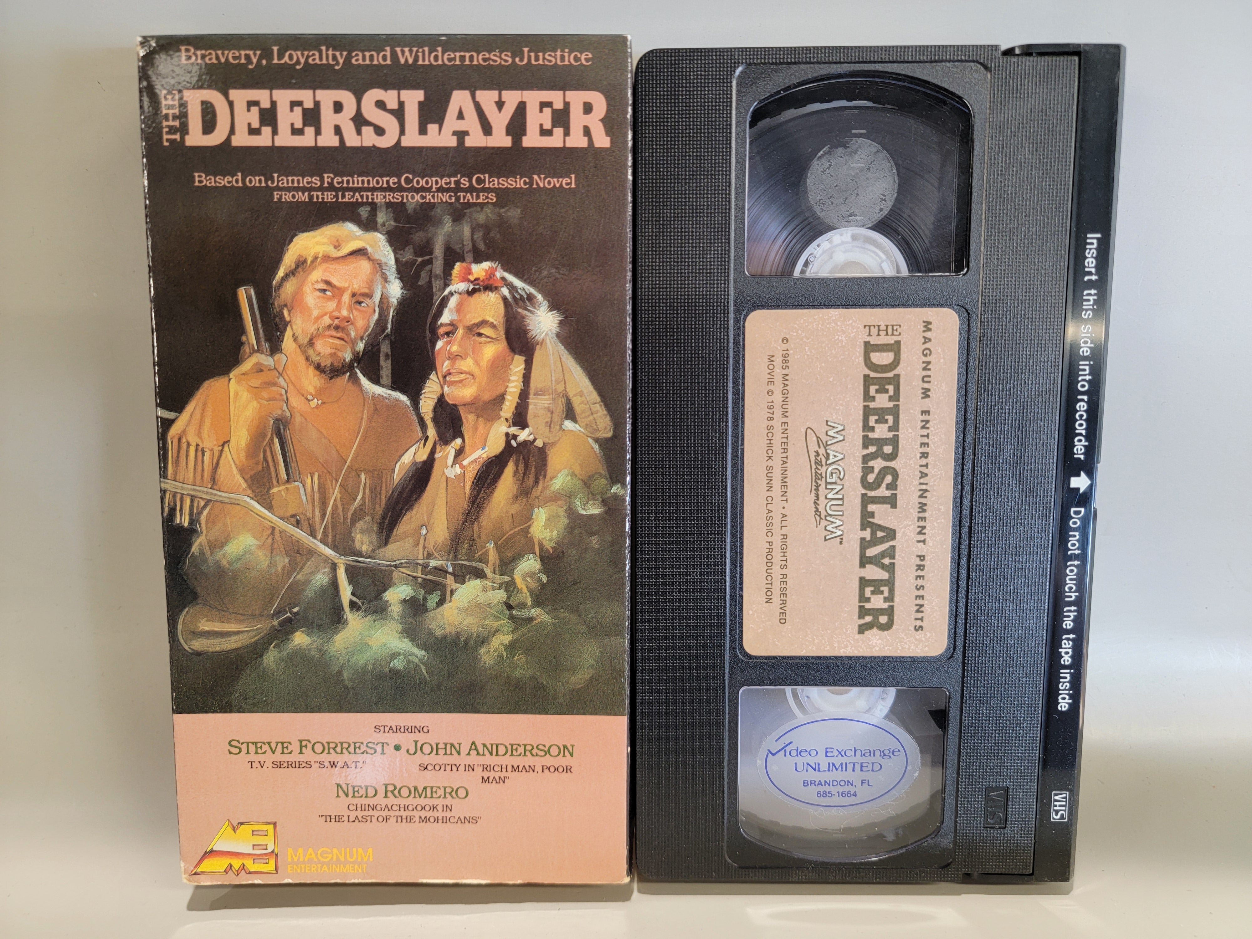 THE DEERSLAYER VHS [USED]