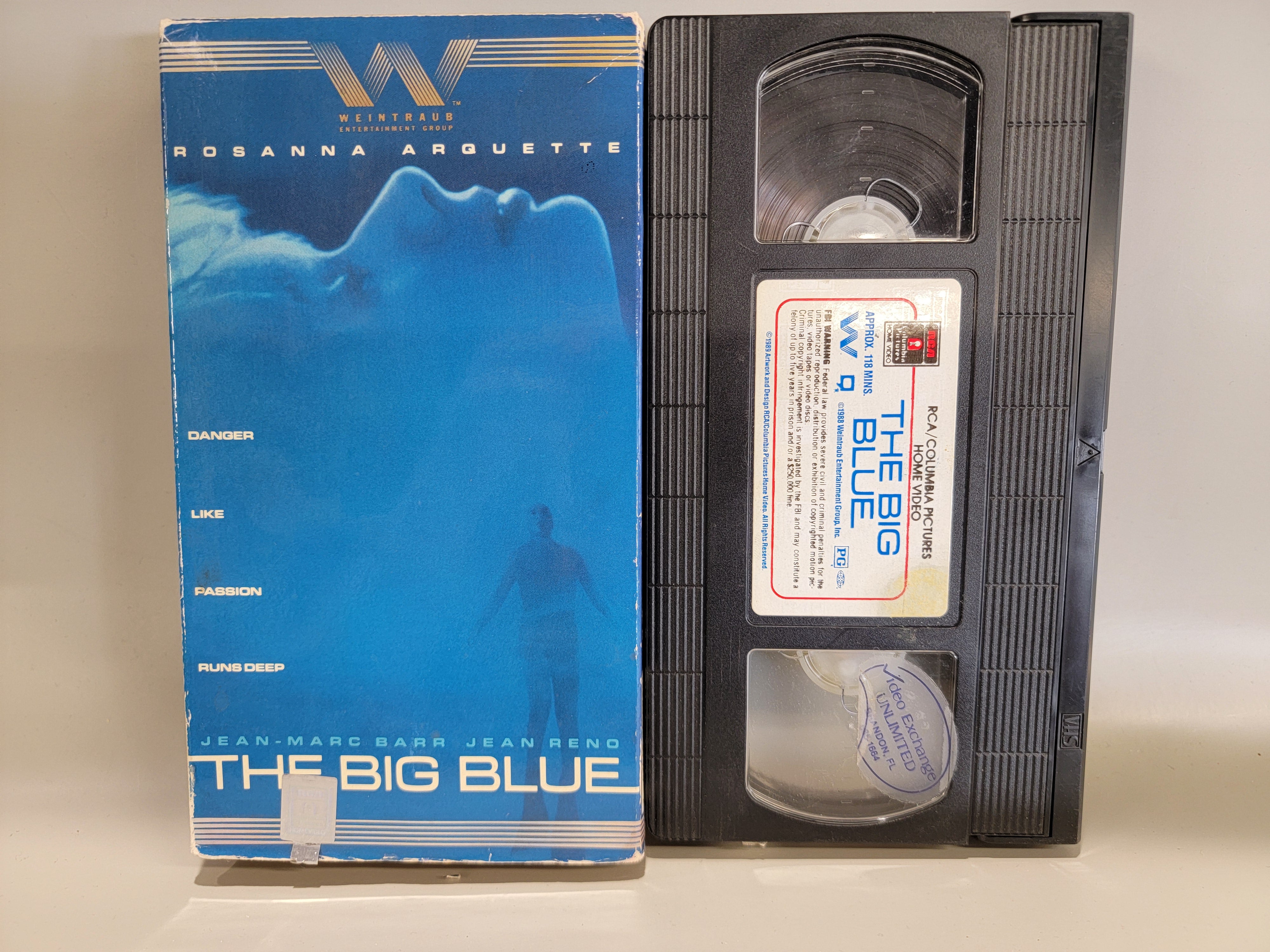 THE BIG BLUE VHS [USED]
