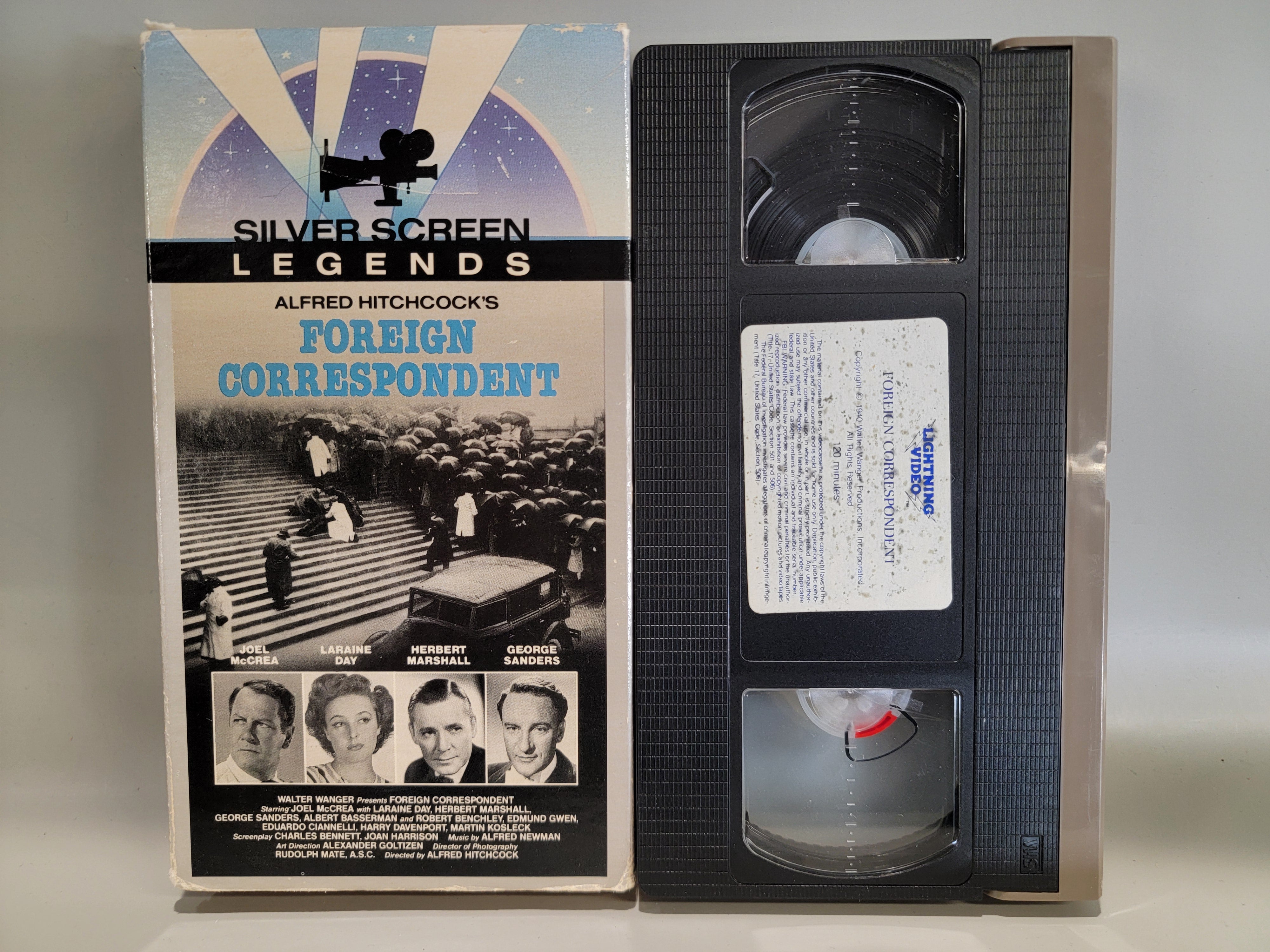 FOREIGN CORRESPONDENT VHS [USED]