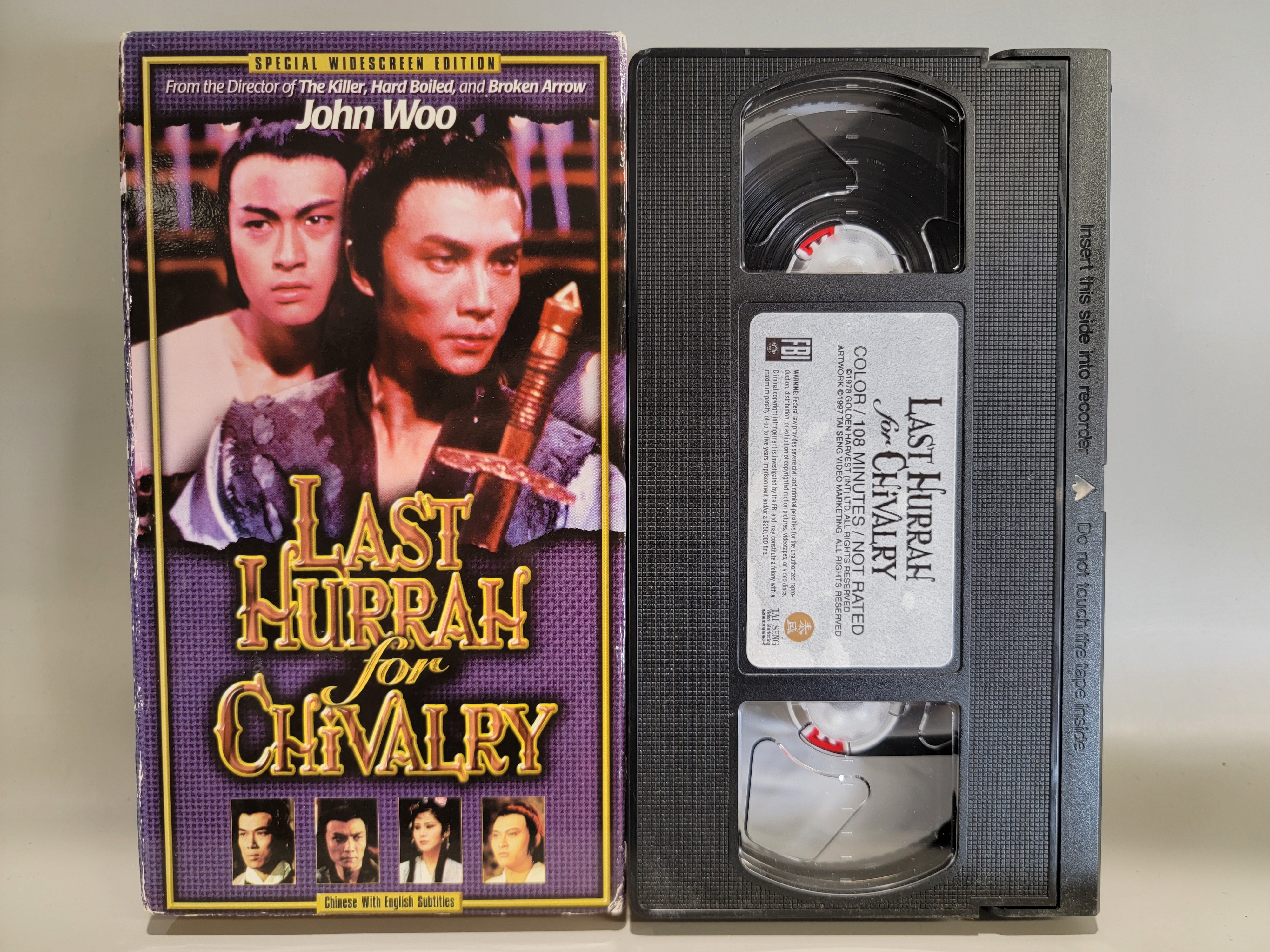 LAST HURRAH FOR CHIVALRY VHS [USED]