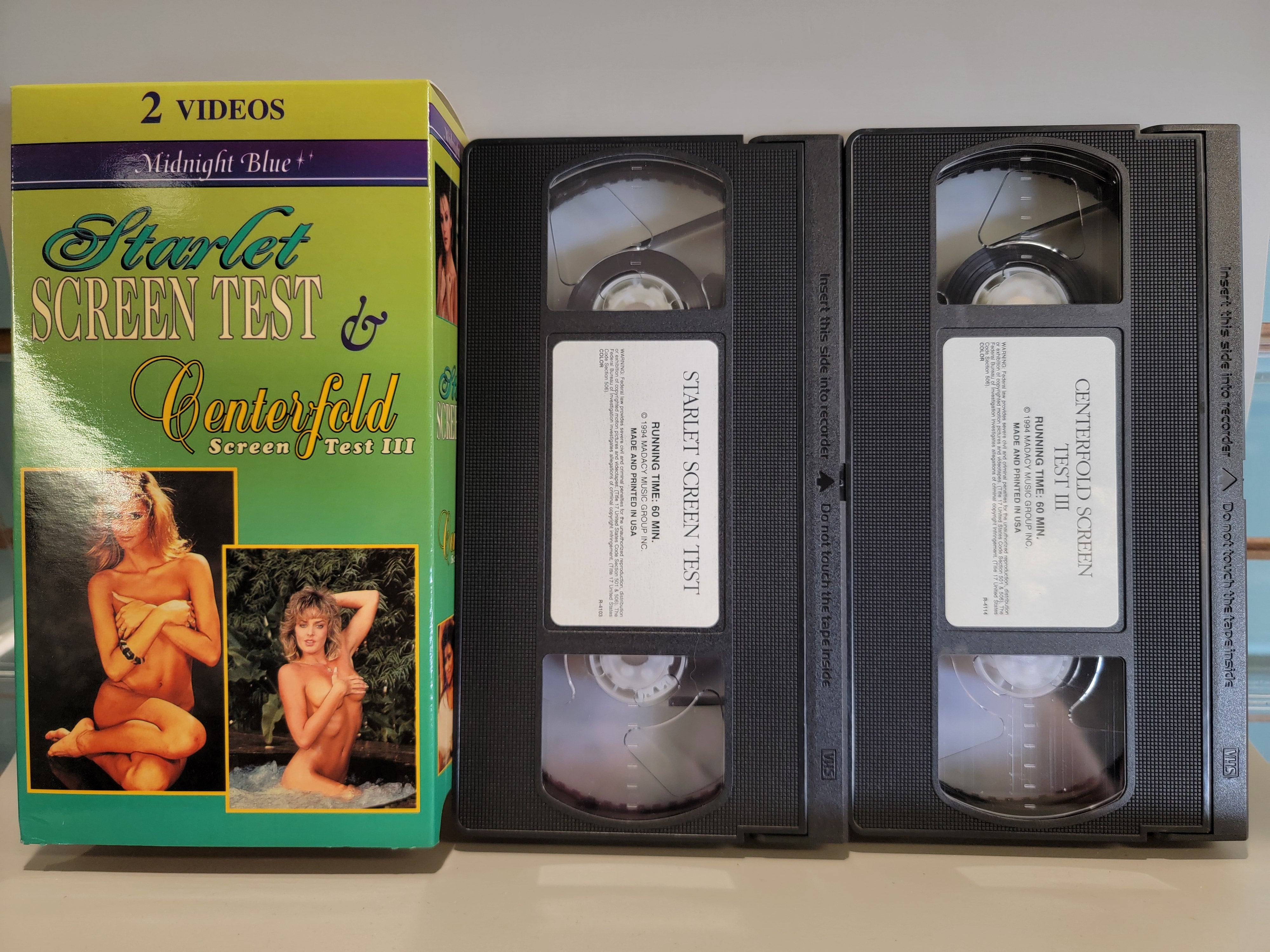 STARLET SCREEN TEST / CENTERFOLD SCREEN TEST III VHS [USED]
