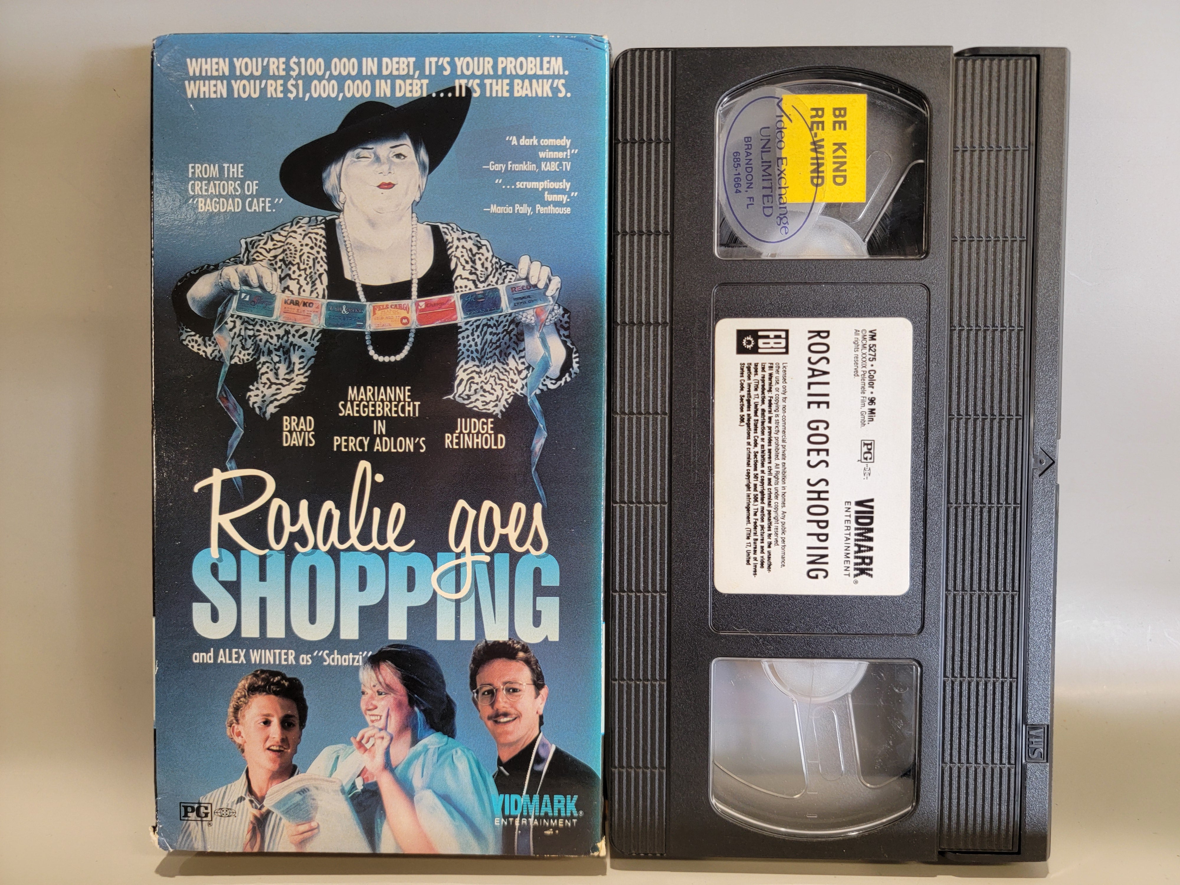 ROSALIE GOES SHOPPING VHS [USED]