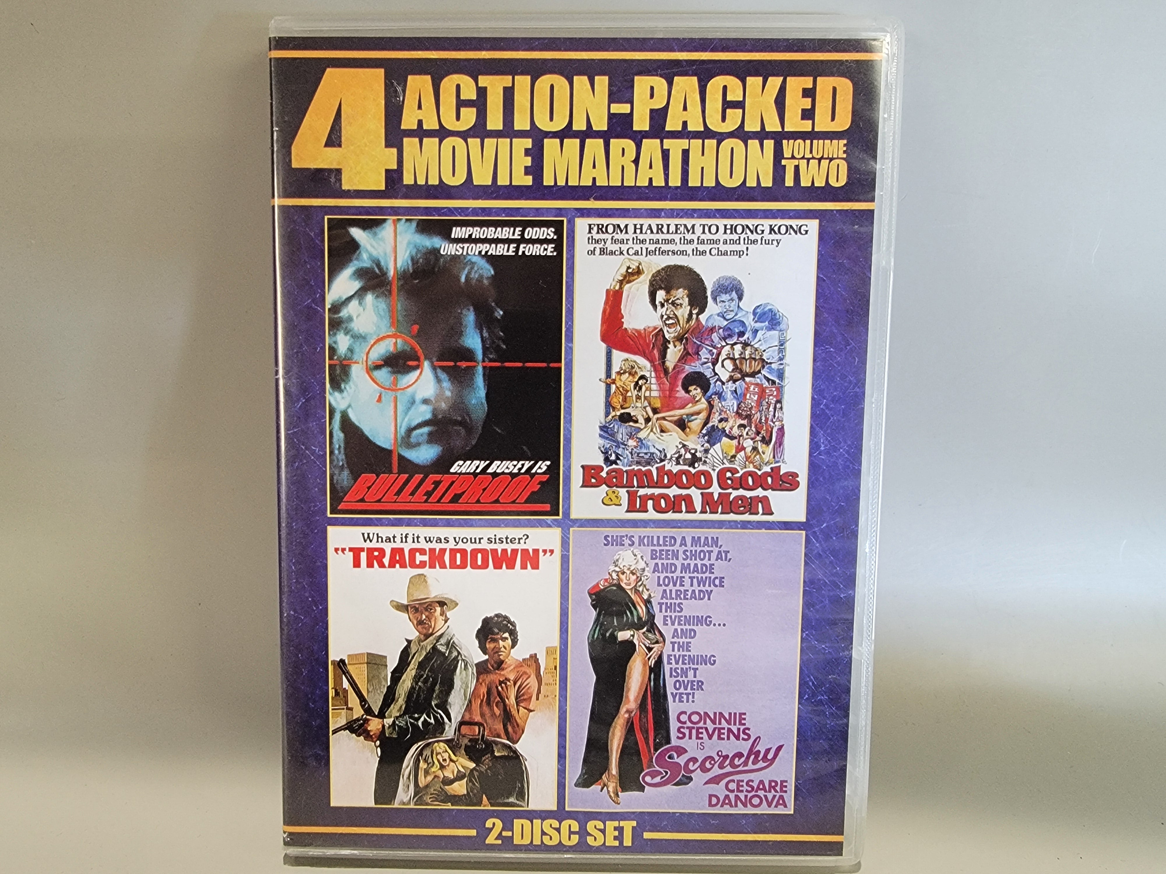 4 ACTION-PACKED MOVIE MARATHON VOLUME TWO DVD [USED]