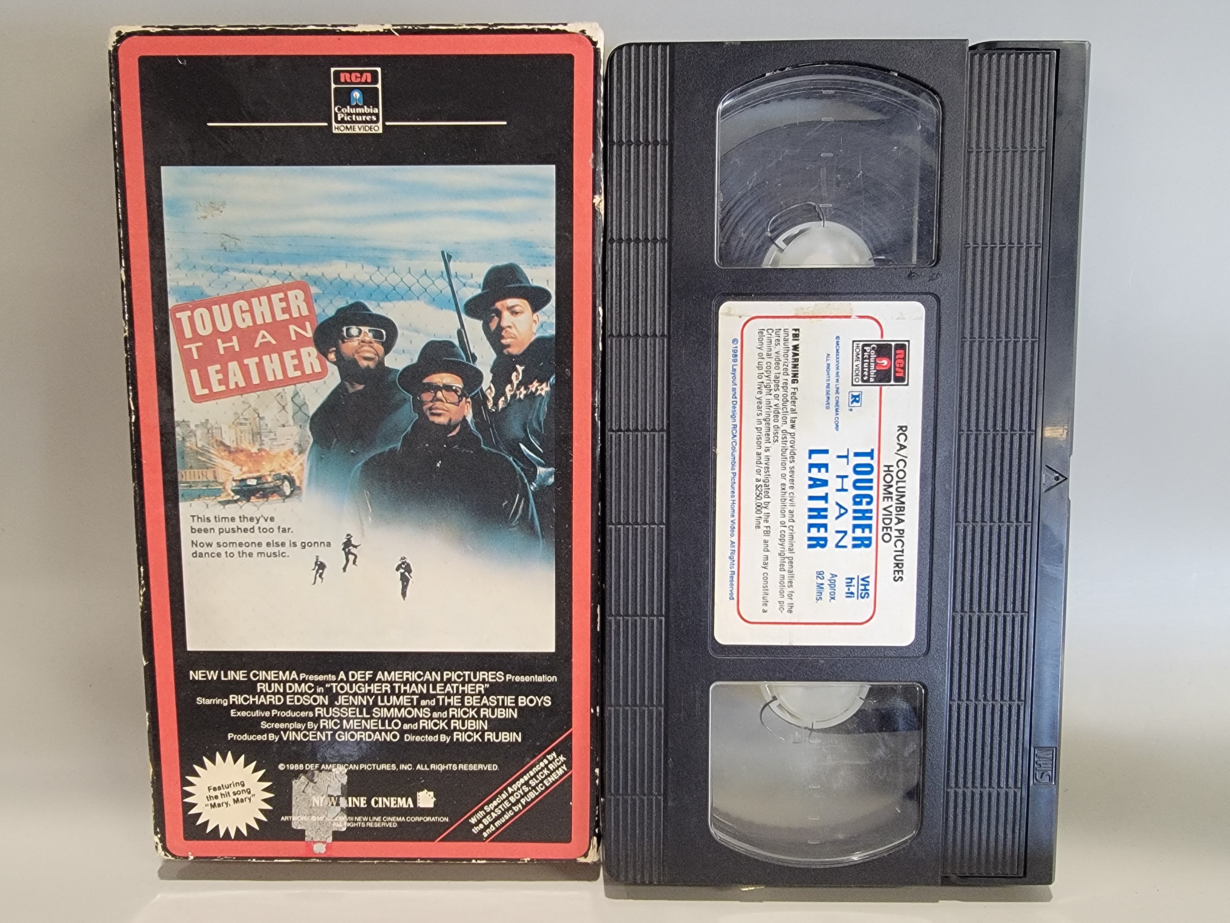 TOUGHER THAN LEATHER VHS [USED]