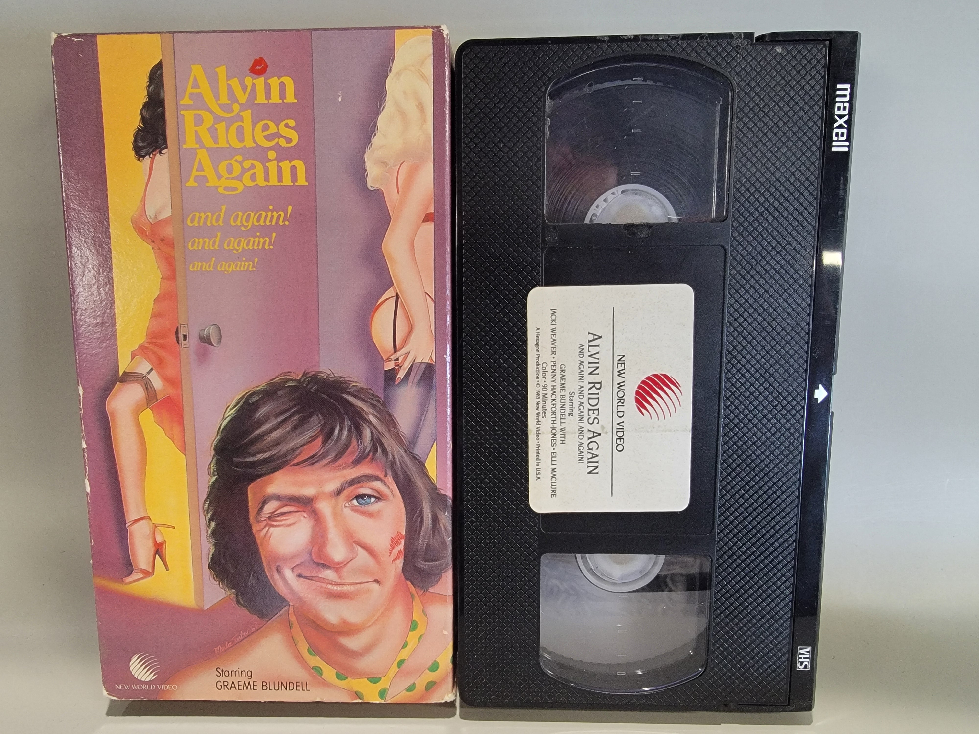 ALVIN RIDES AGAIN VHS [USED]