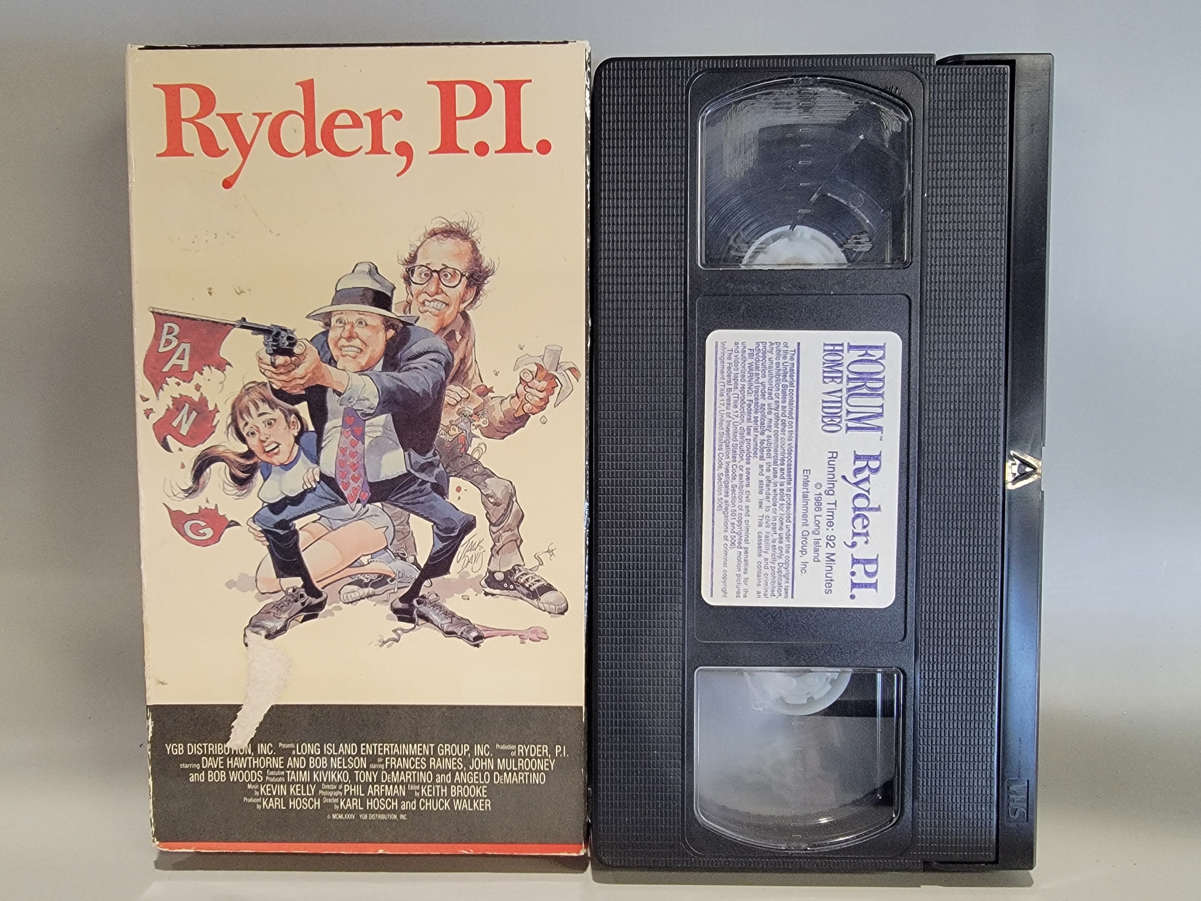 RYDER, P.I. VHS [USED]