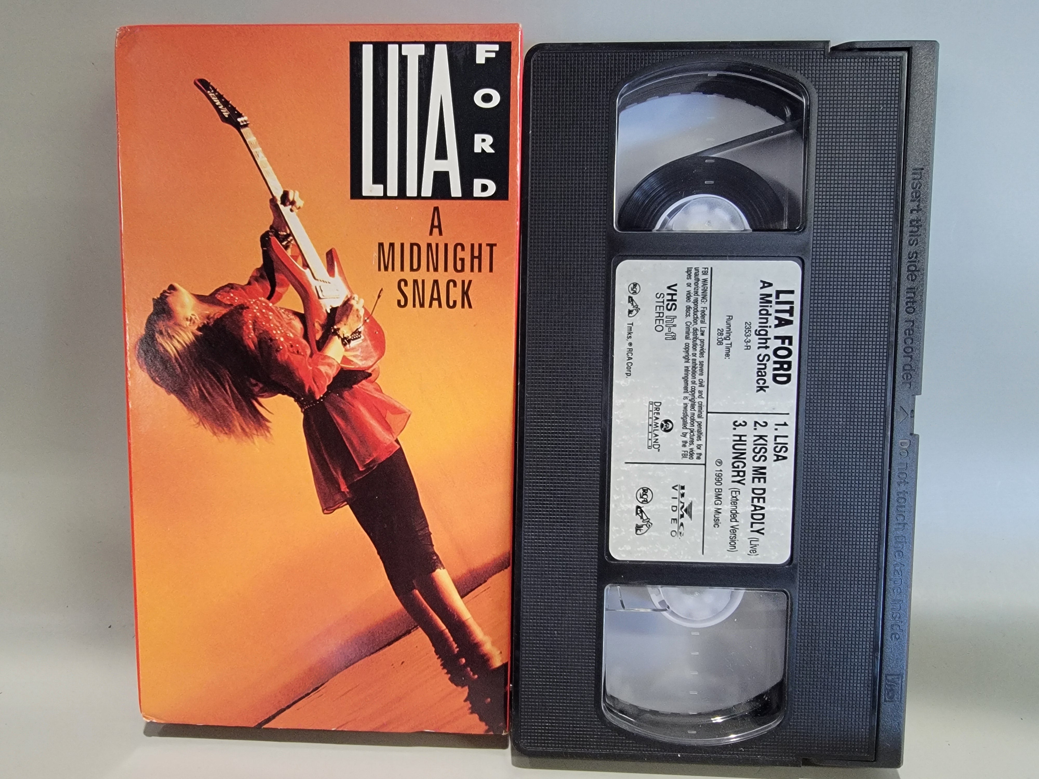 LITA FORD: A MIDNIGHT SNACK VHS [USED]