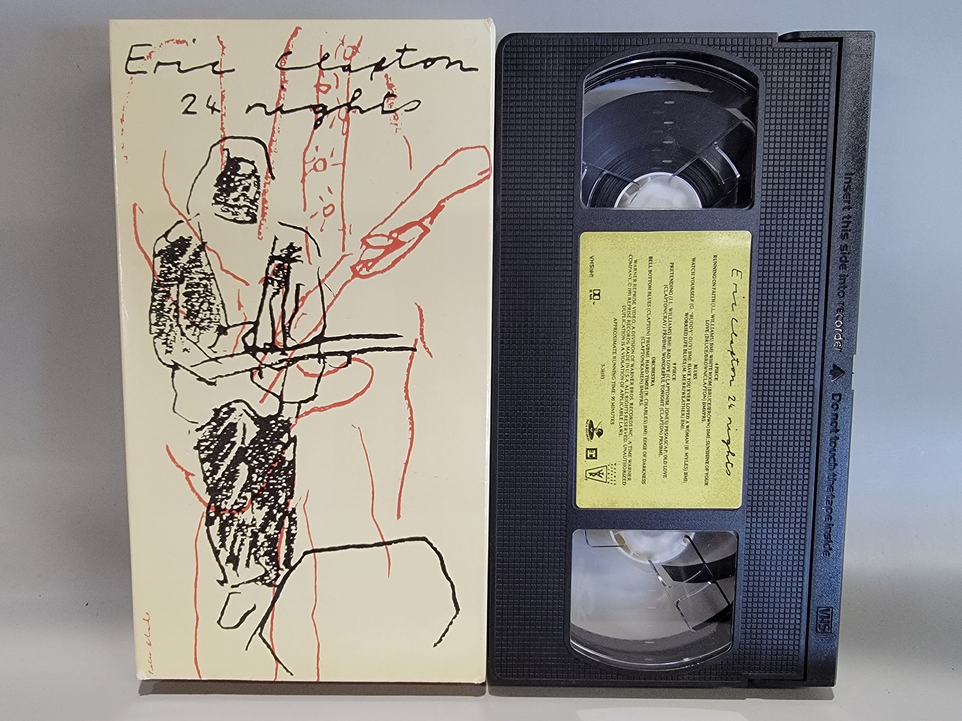 ERIC CLAPTON: 24 NIGHTS VHS [USED]