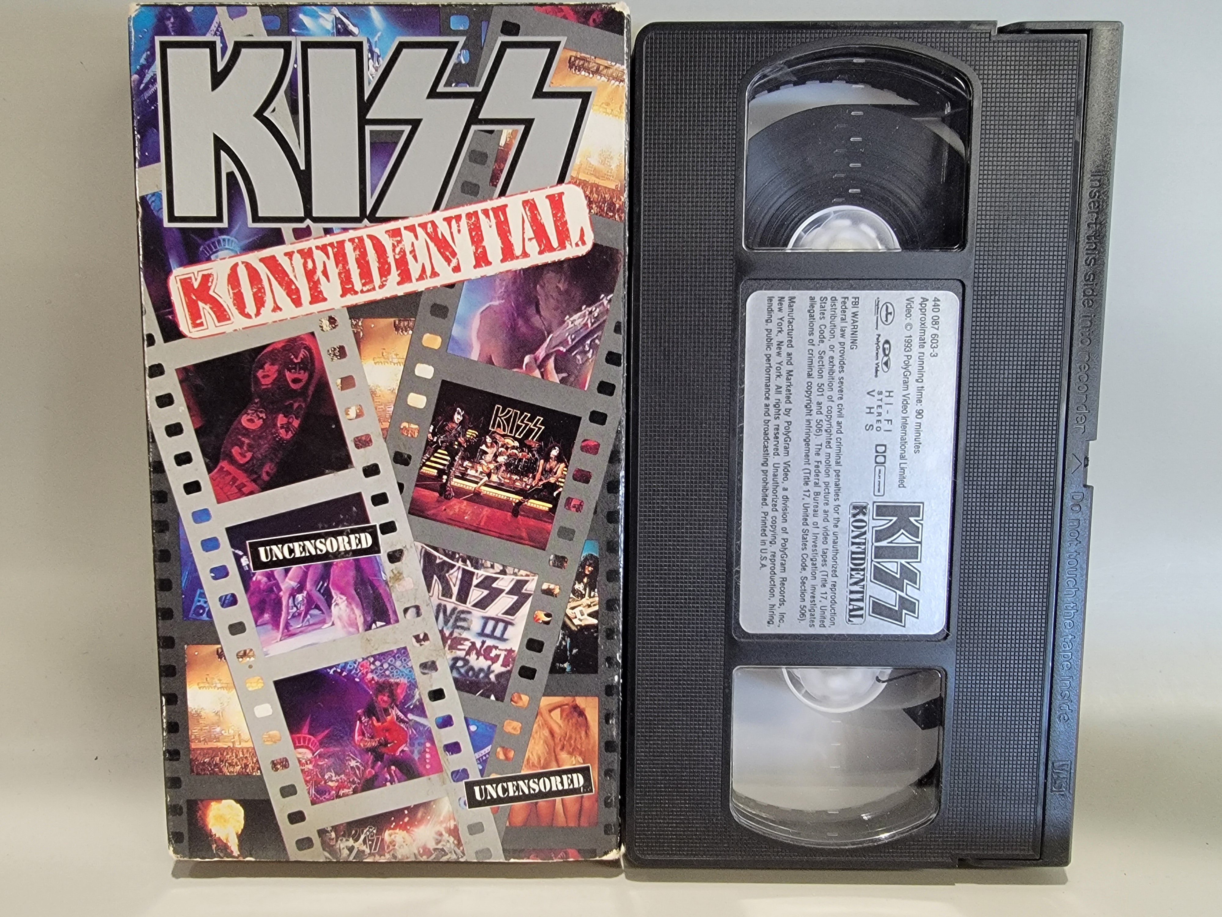 KISS KONFIDENTIAL VHS [USED]