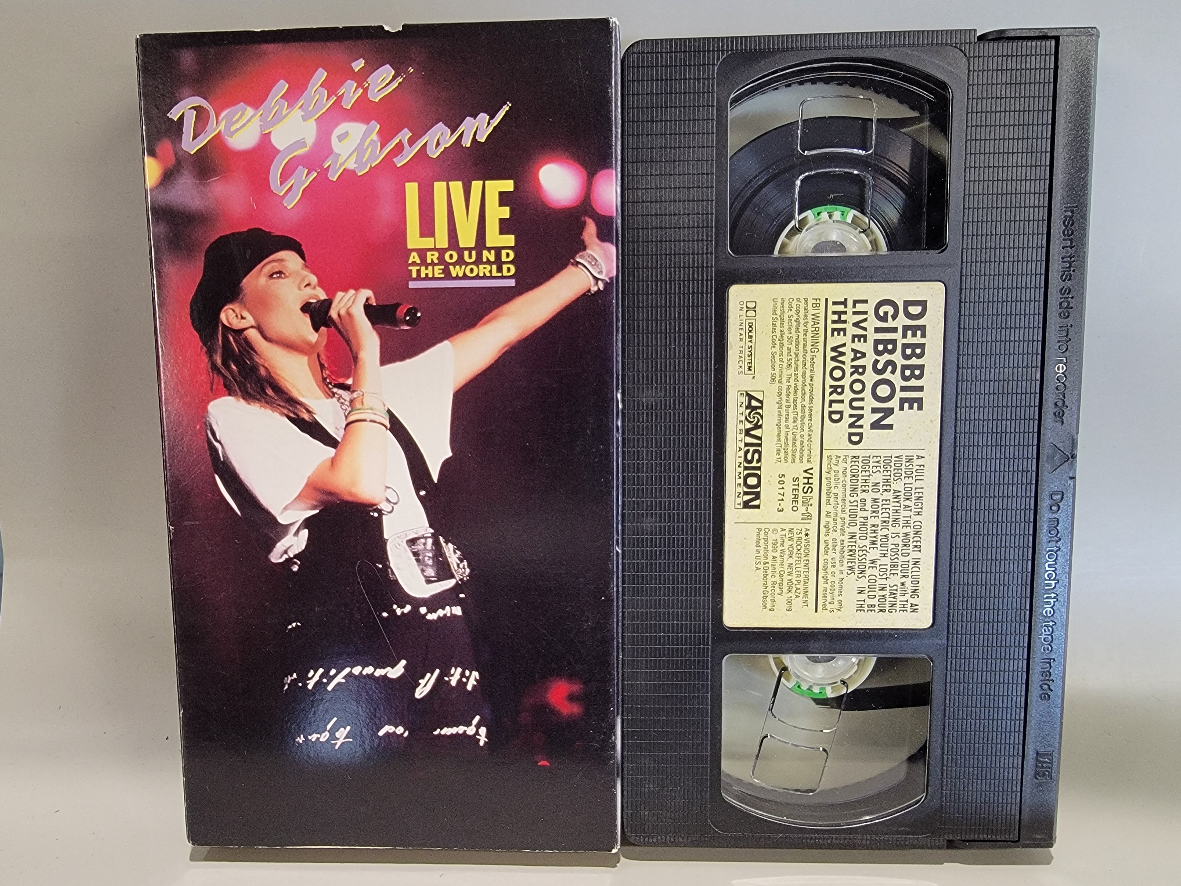 DEBBIE GIBSON: LIVE AROUND THE WORLD VHS [USED]