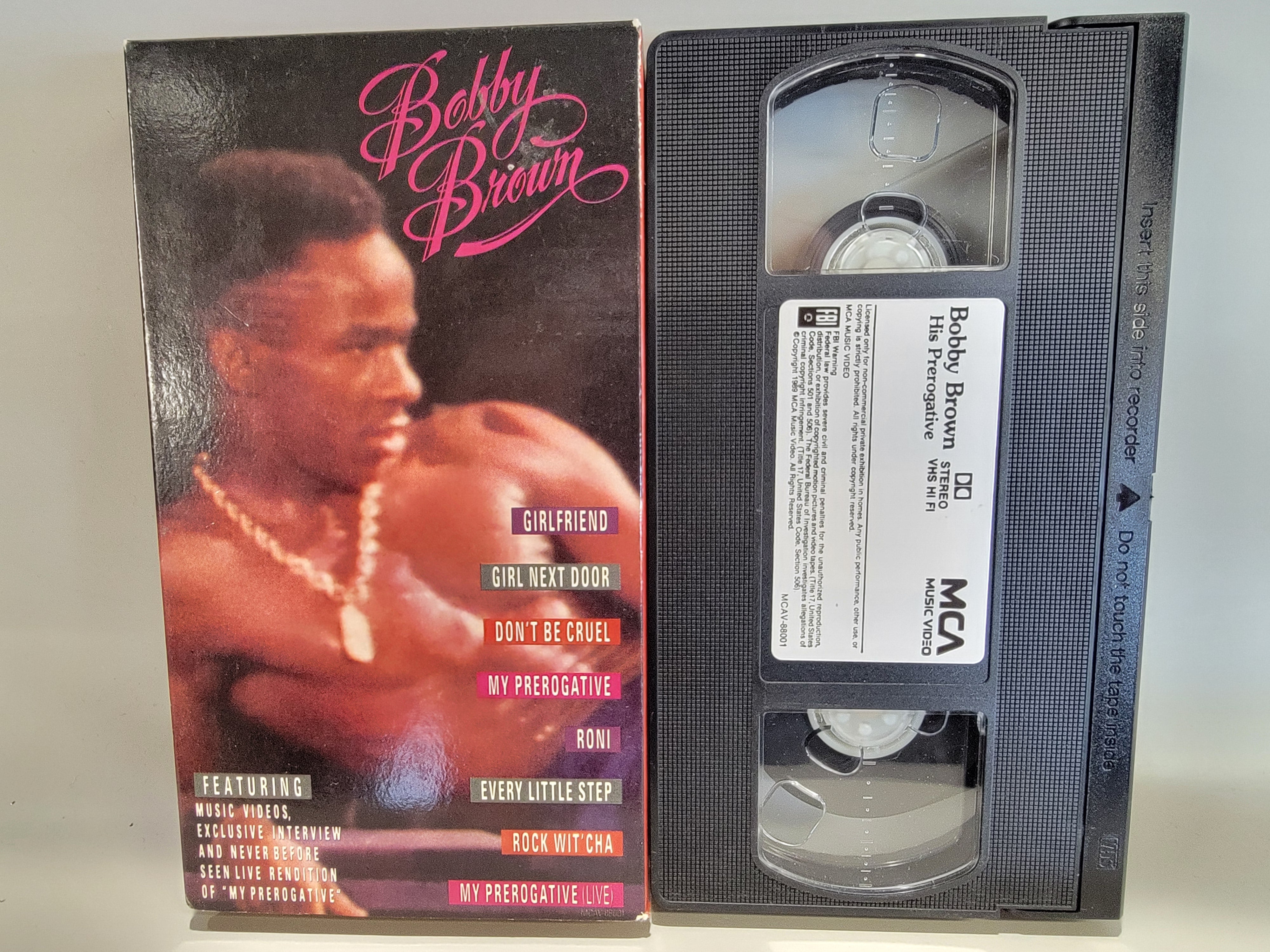 BOBBY BROWN: HIS PREROGATIVE VHS [USED]