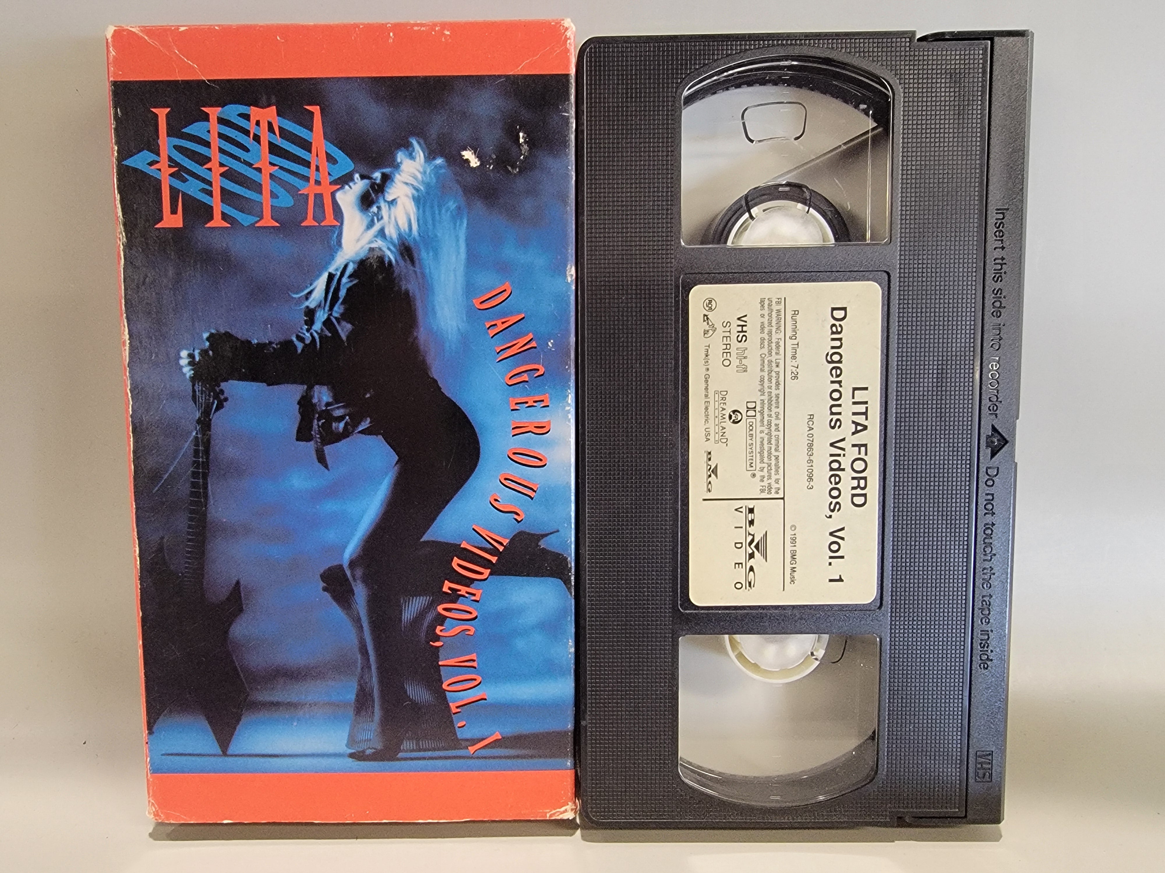 LITA FORD: DANGEROUS VIDEOS VOLUME 1 VHS [USED]
