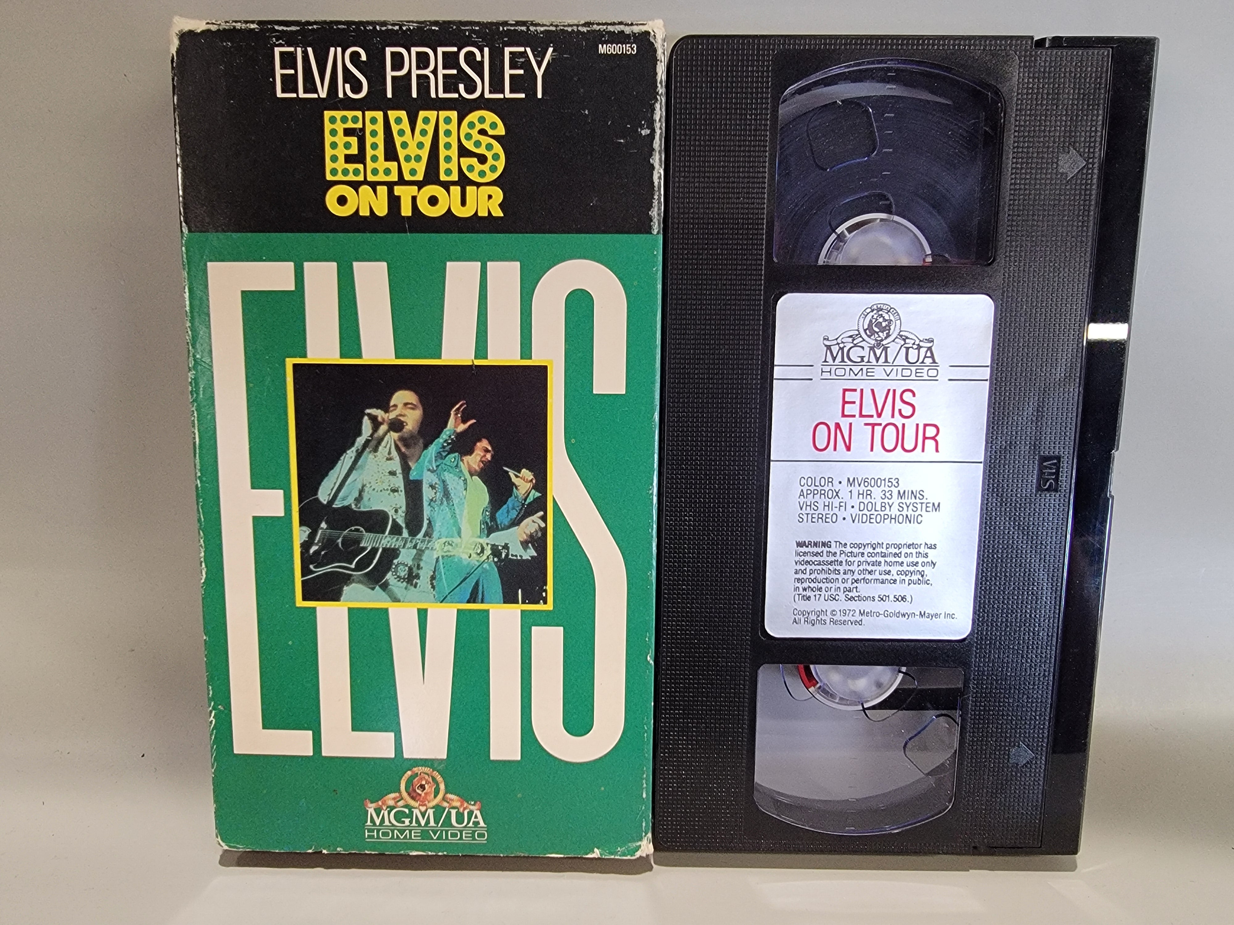 ELVIS PRESLEY: ELVIS ON TOUR VHS [USED]
