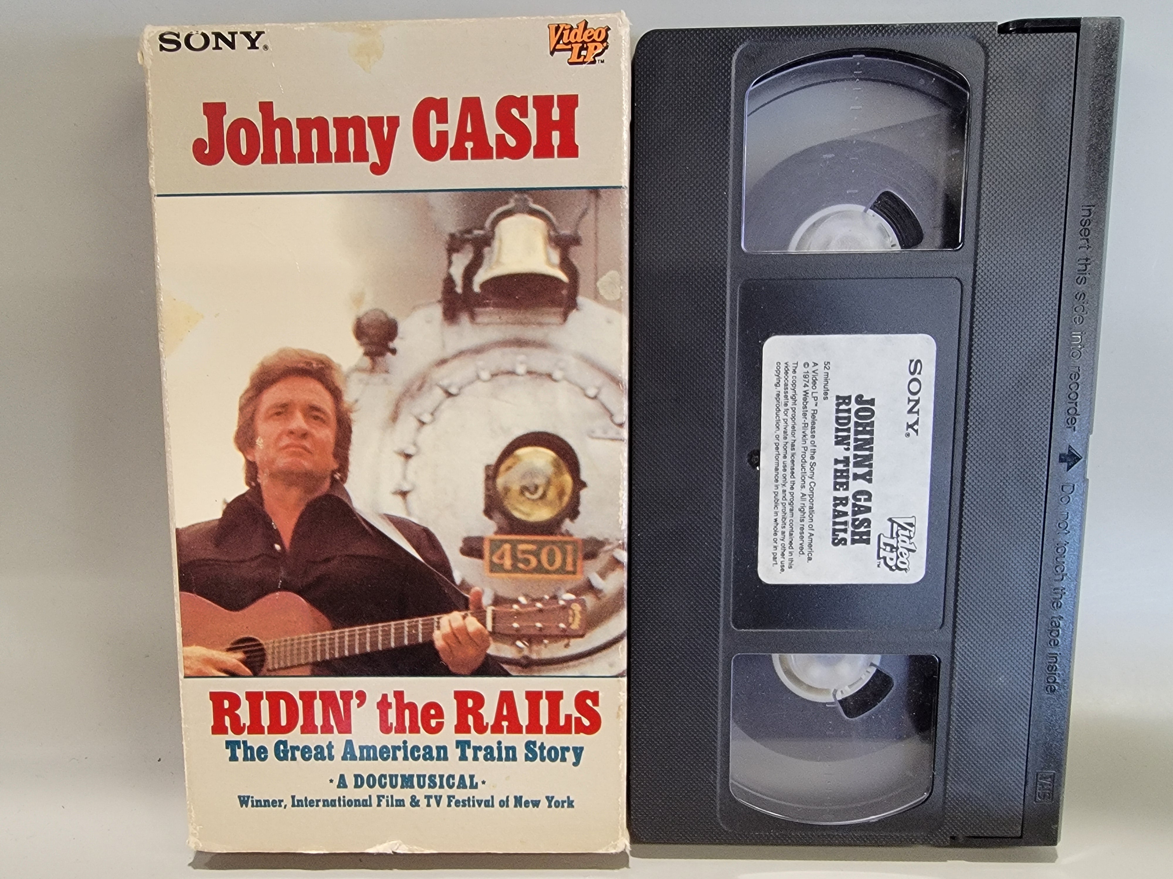 JOHNNY CASH: RIDIN' THE RAILS VHS [USED]