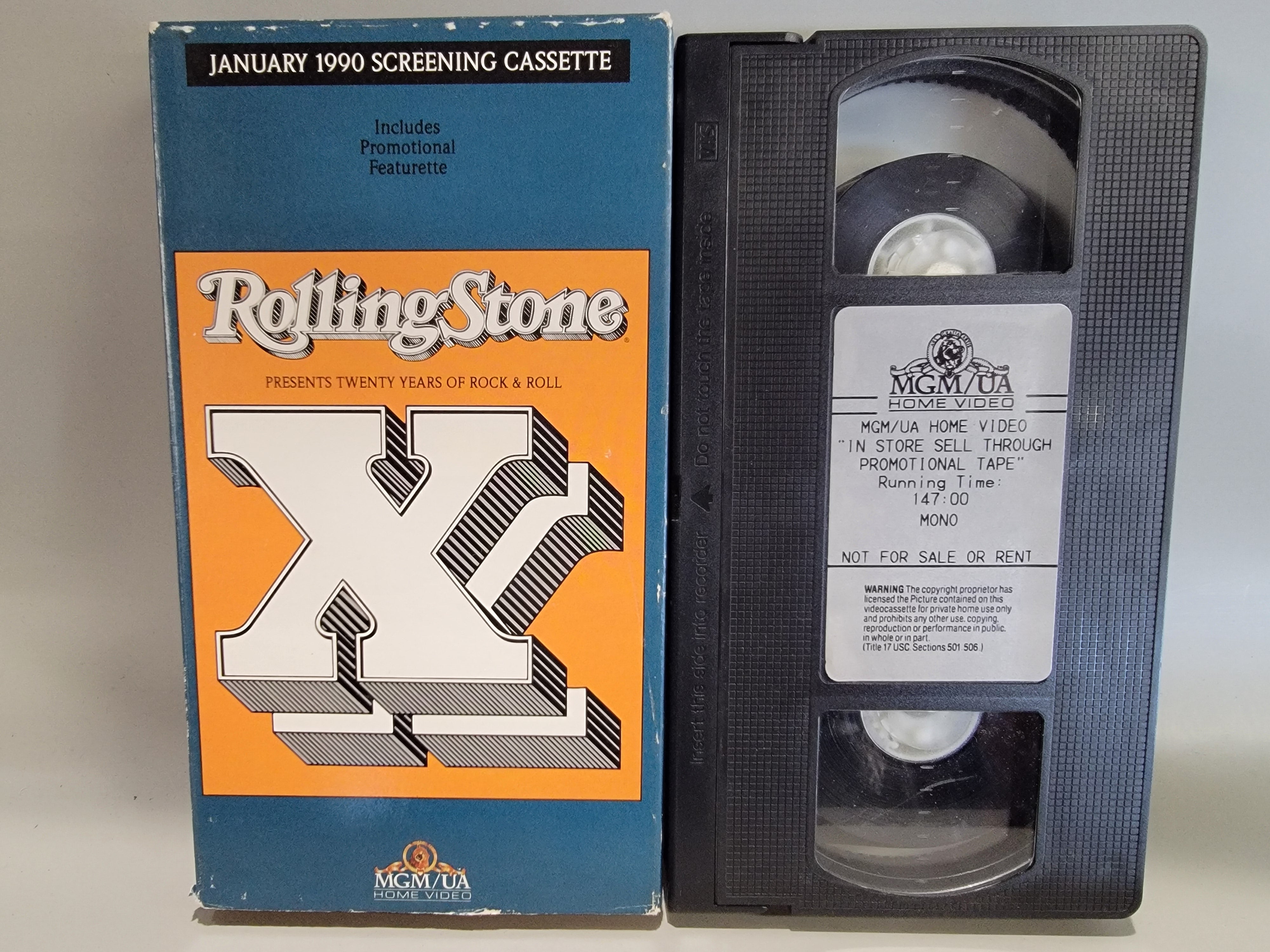 ROLLING STONE XX (SCREENER) VHS [USED]