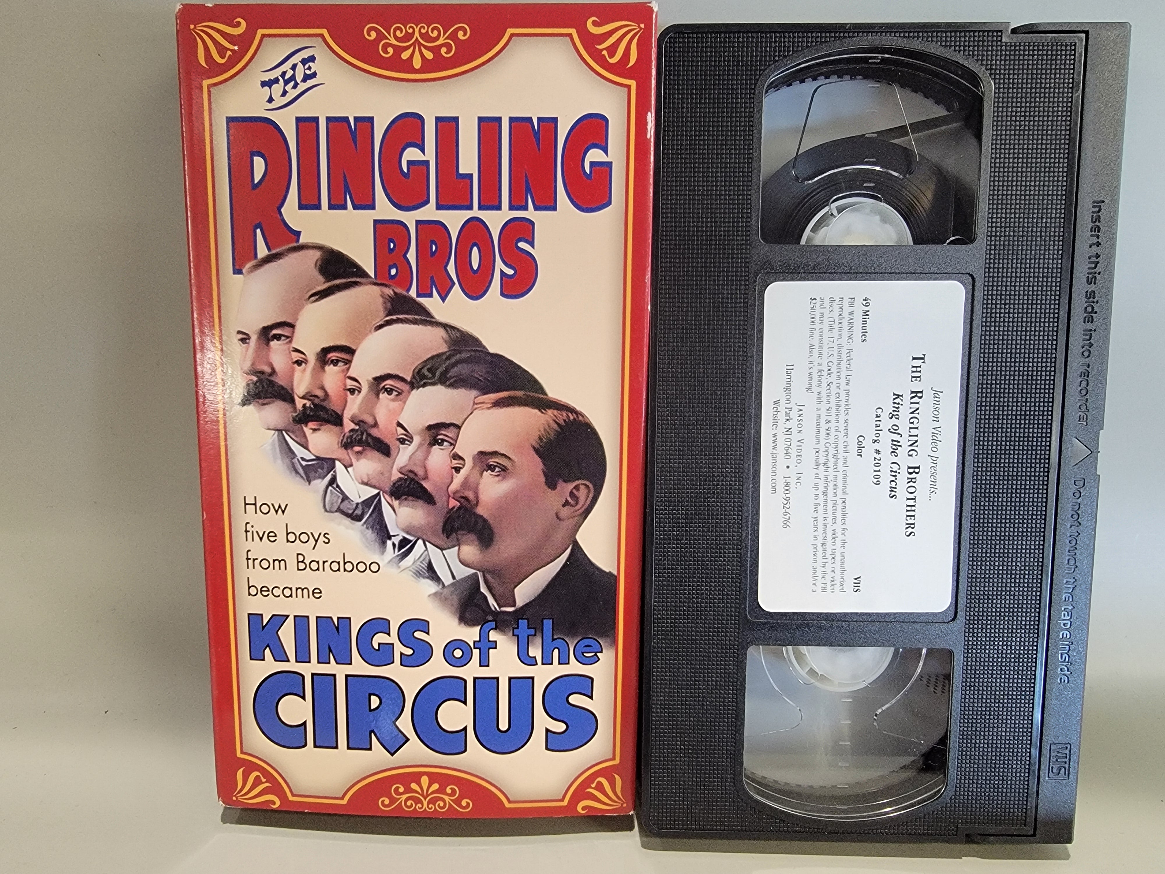 THE RINGLING BROS: KINGS OF THE CIRCUS VHS [USED]