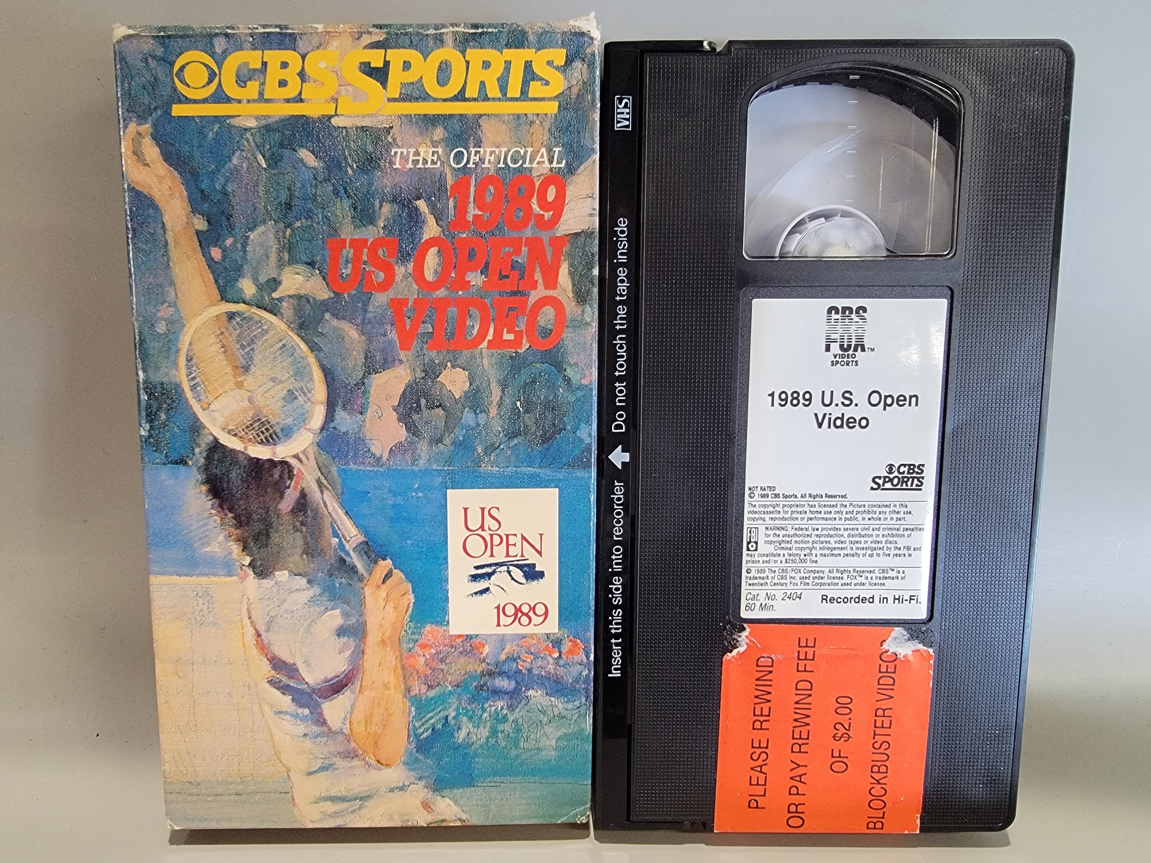 THE OFFICIAL 1989 US OPEN VIDEO VHS [USED]