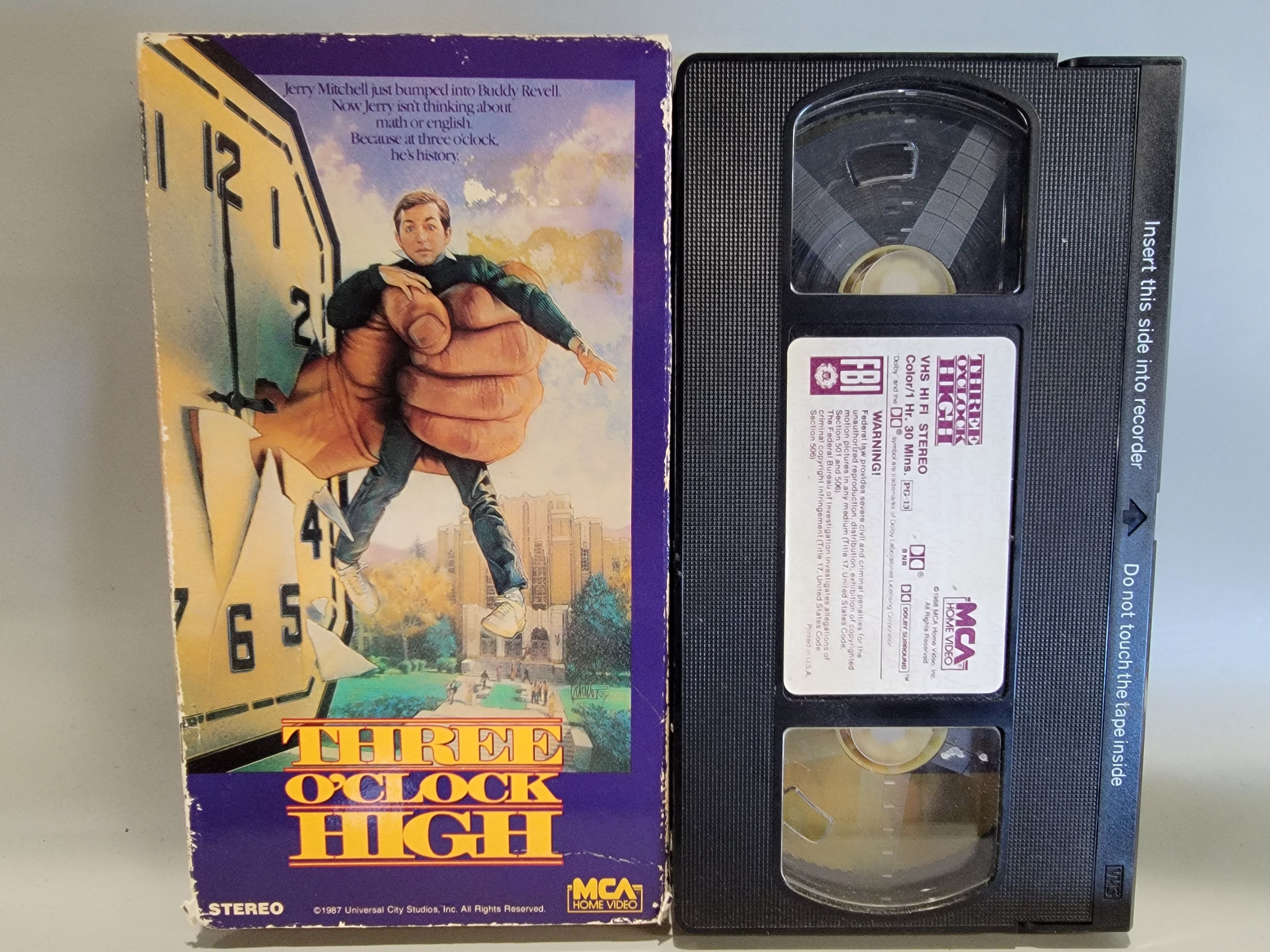 THREE O'CLOCK HIGH VHS [USED]