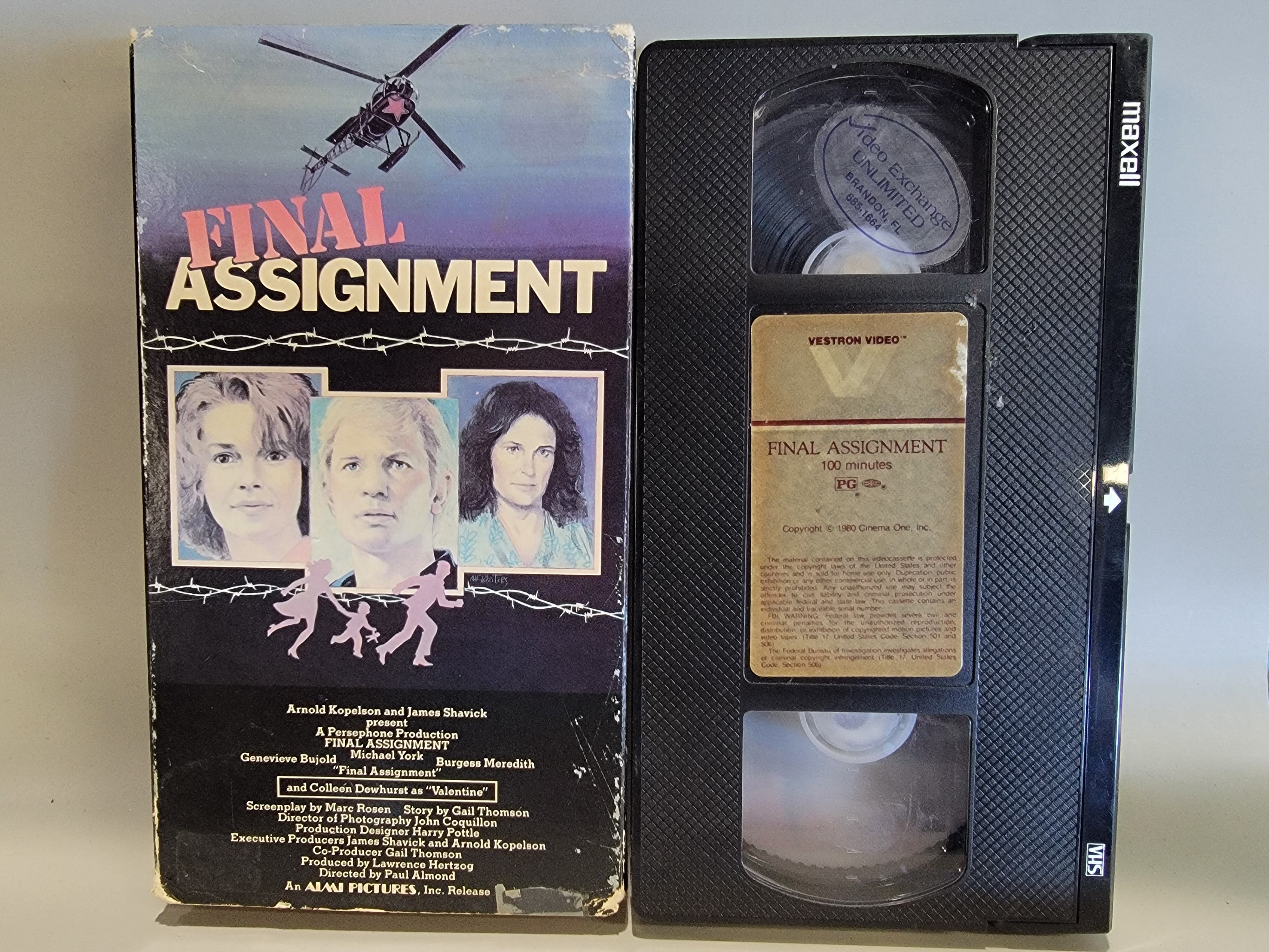 FINAL ASSIGNMENT VHS [USED]