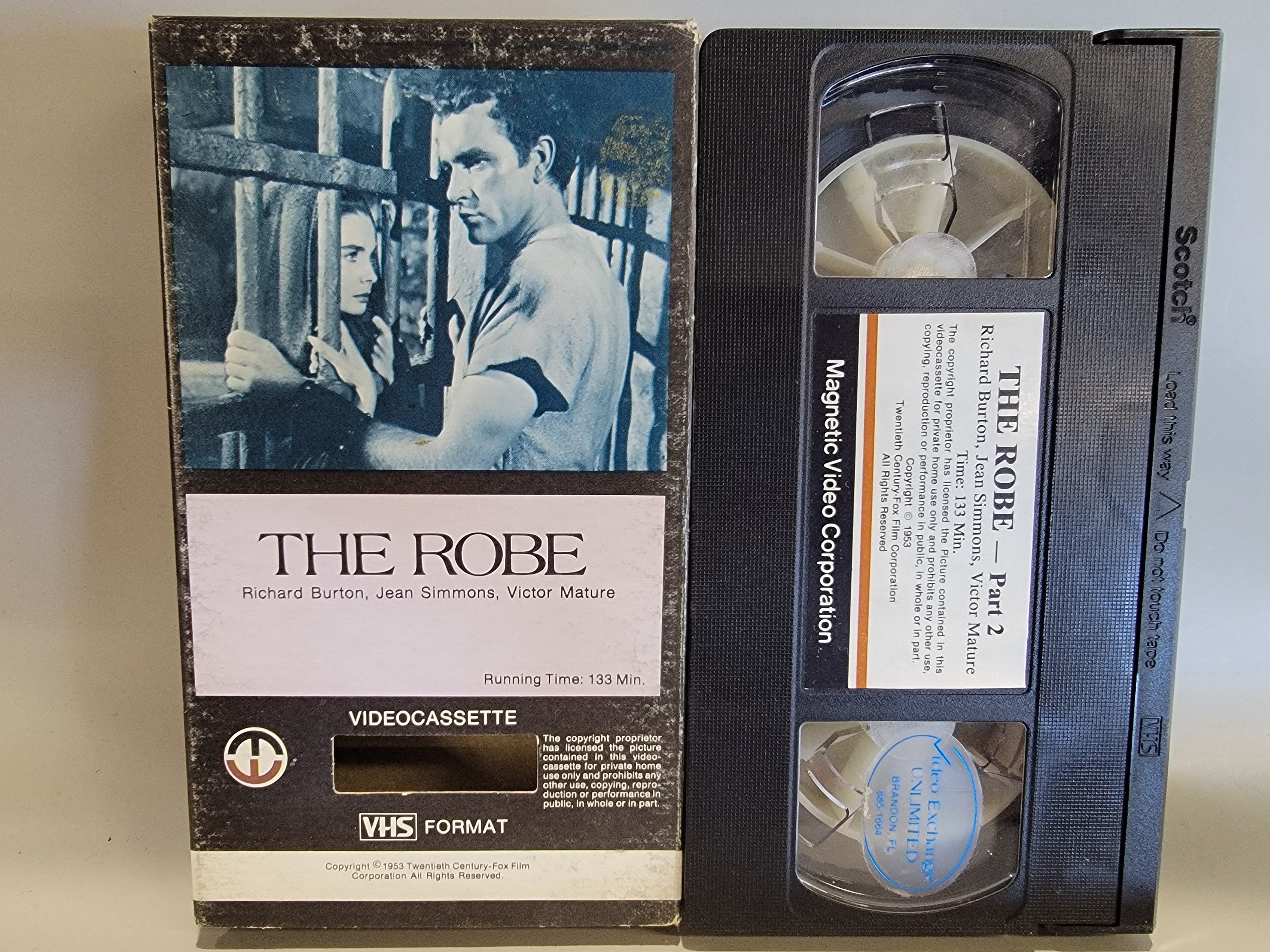 THE ROBE (2-TAPES) VHS [USED]
