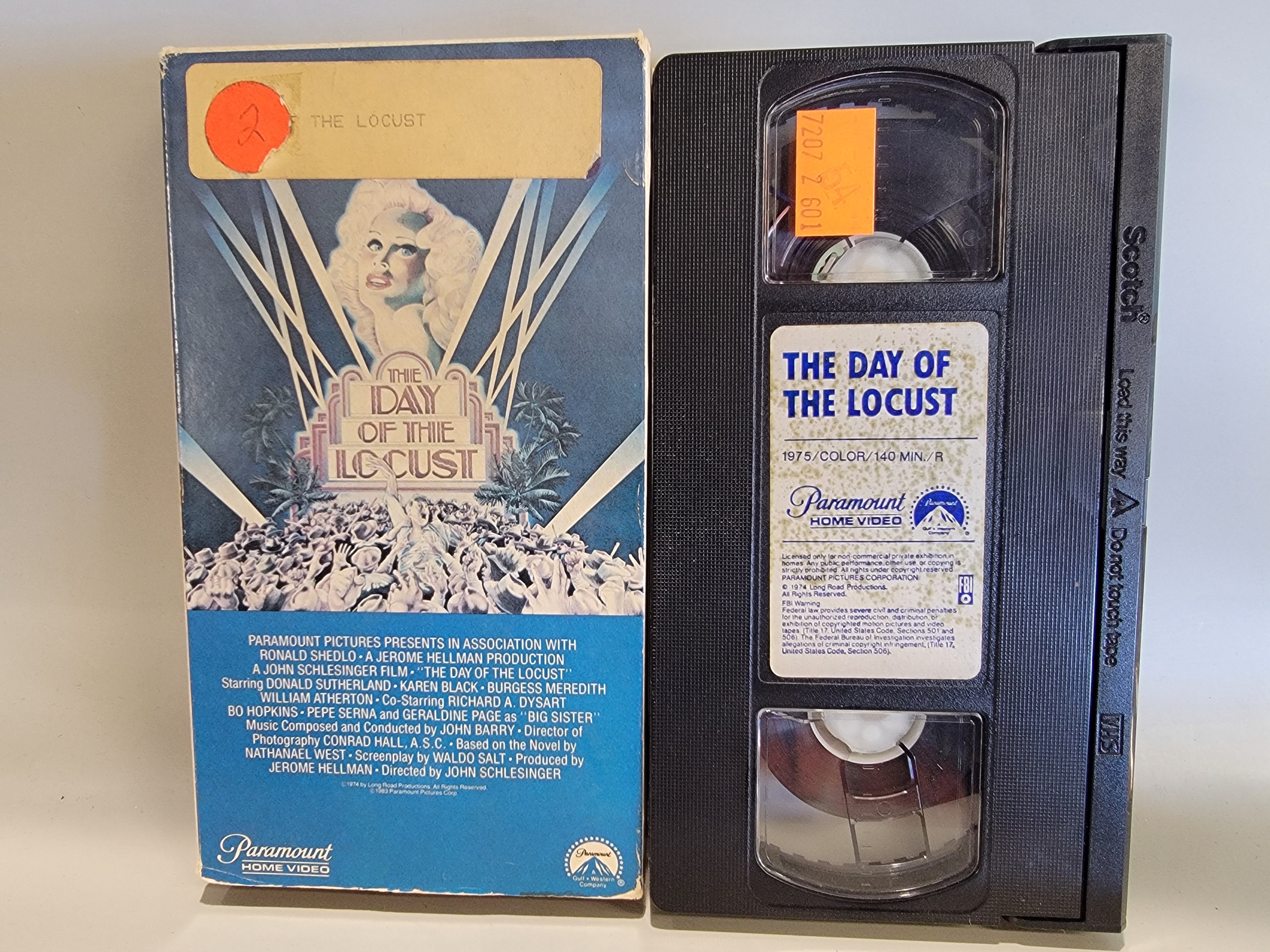 THE DAY OF THE LOCUST VHS [USED]