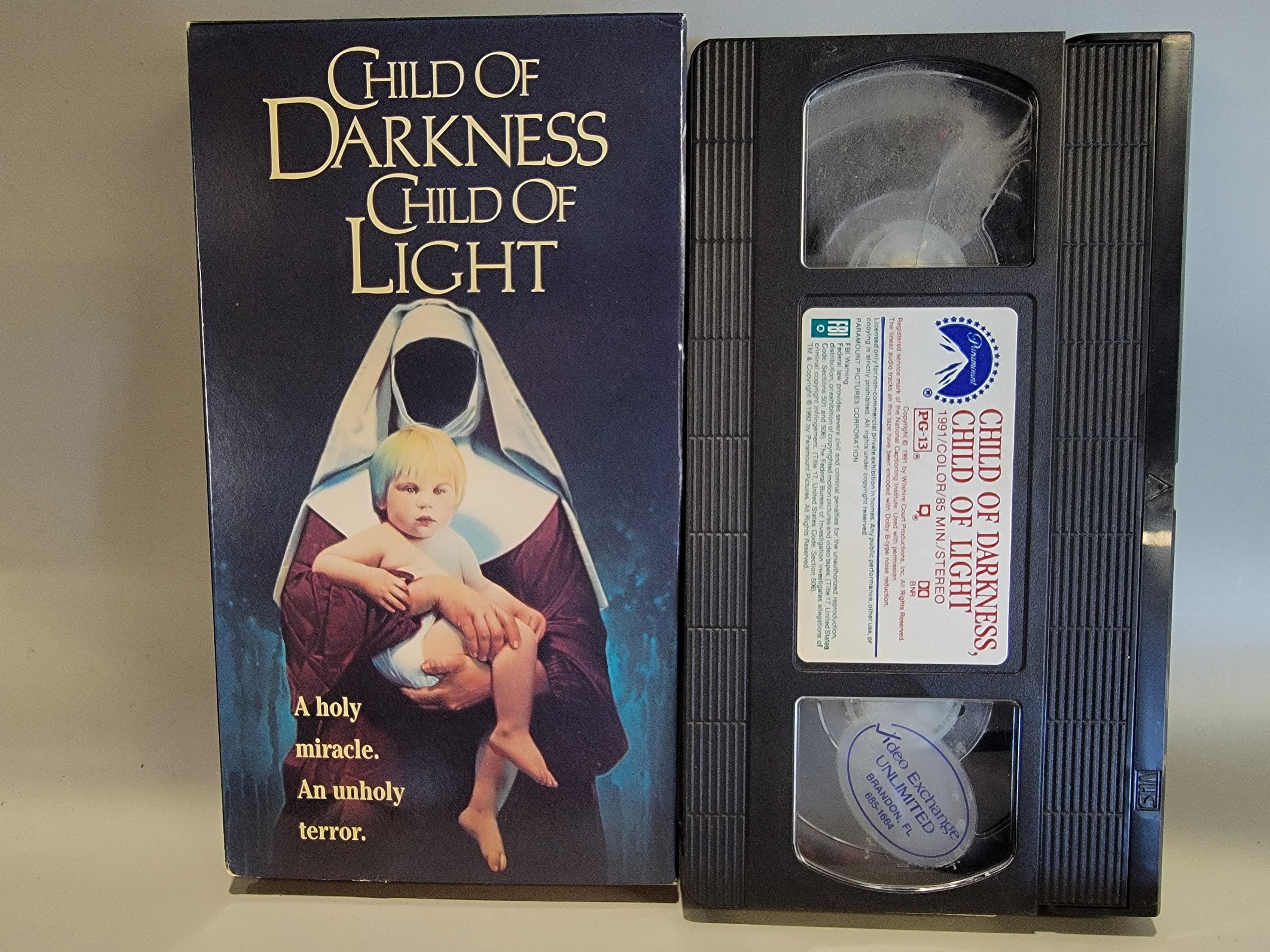 CHILD OF DARKNESS CHILD OF LIGHT VHS [USED]
