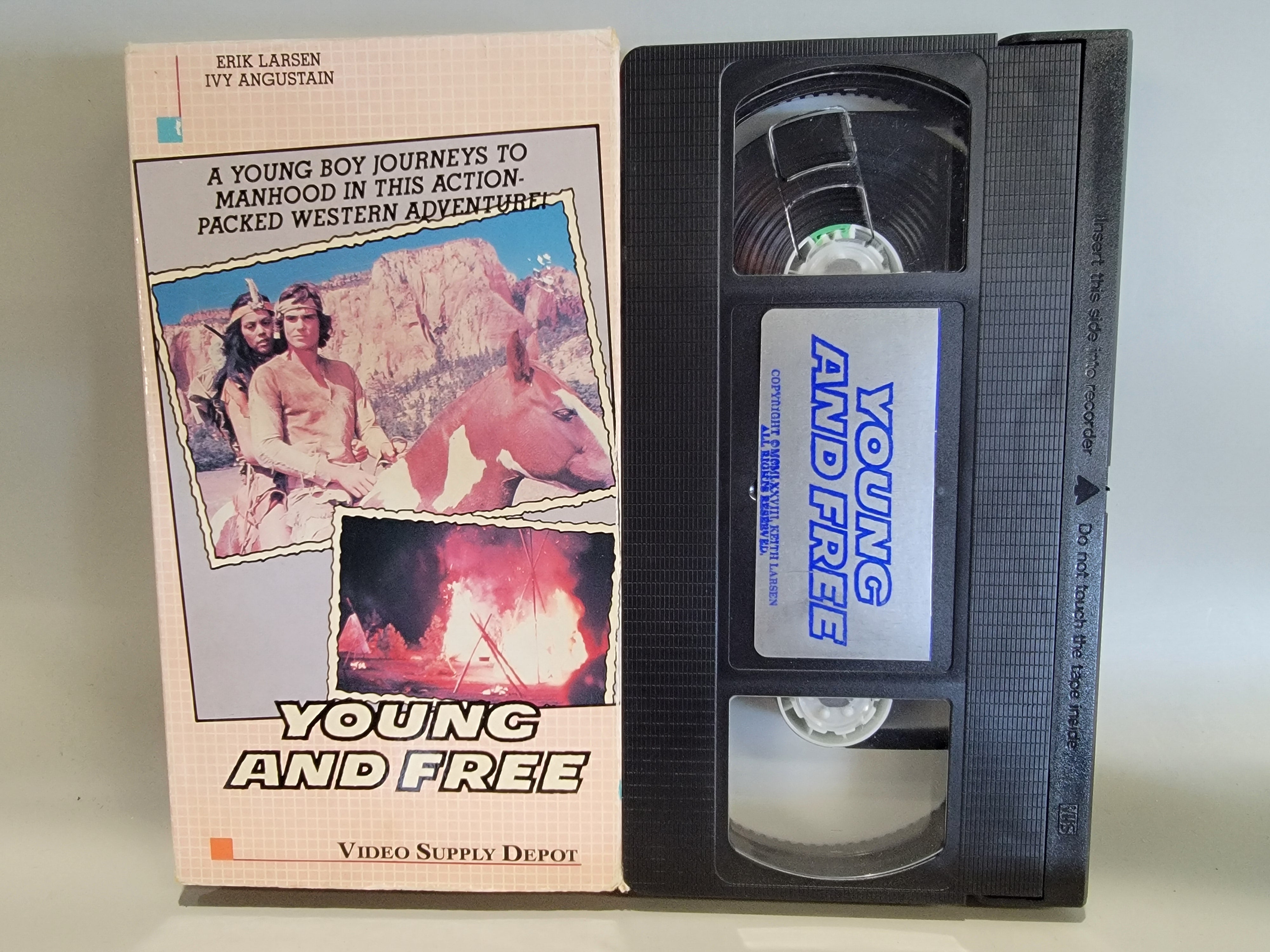 YOUNG AND FREE VHS [USED]