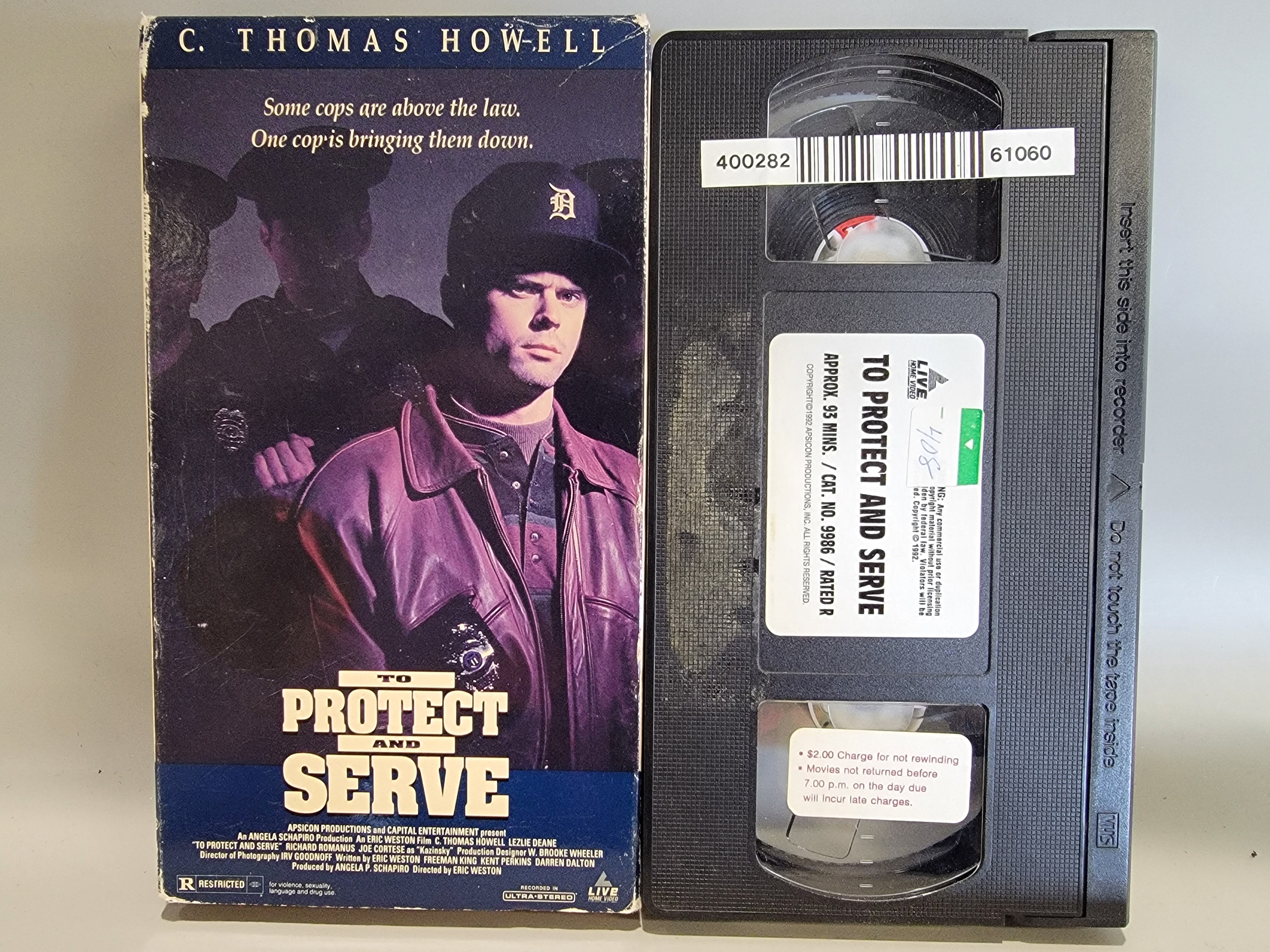TO PROTECT AND SERVE VHS [USED]