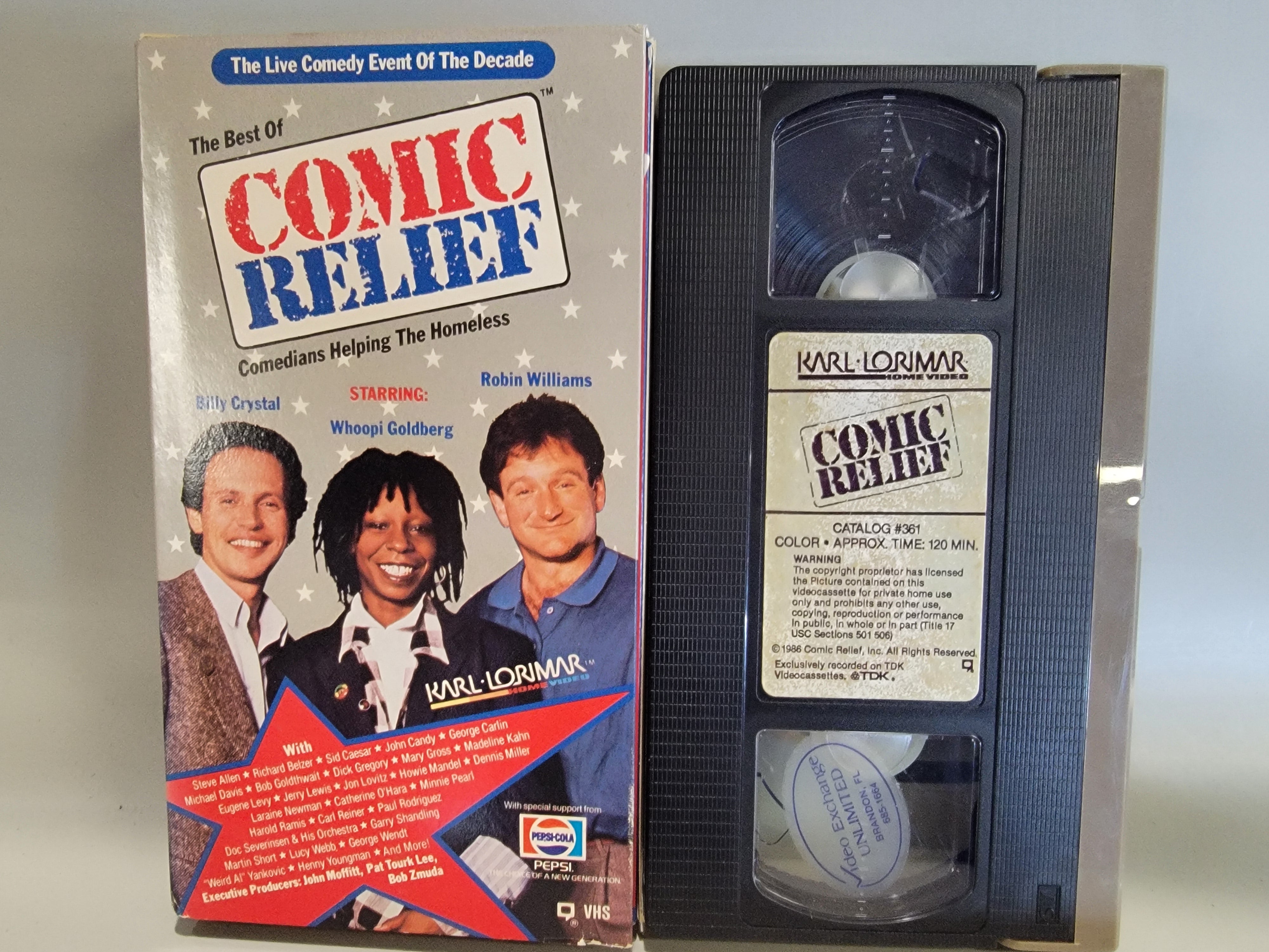 THE BEST OF COMIC RELIEF VHS [USED]