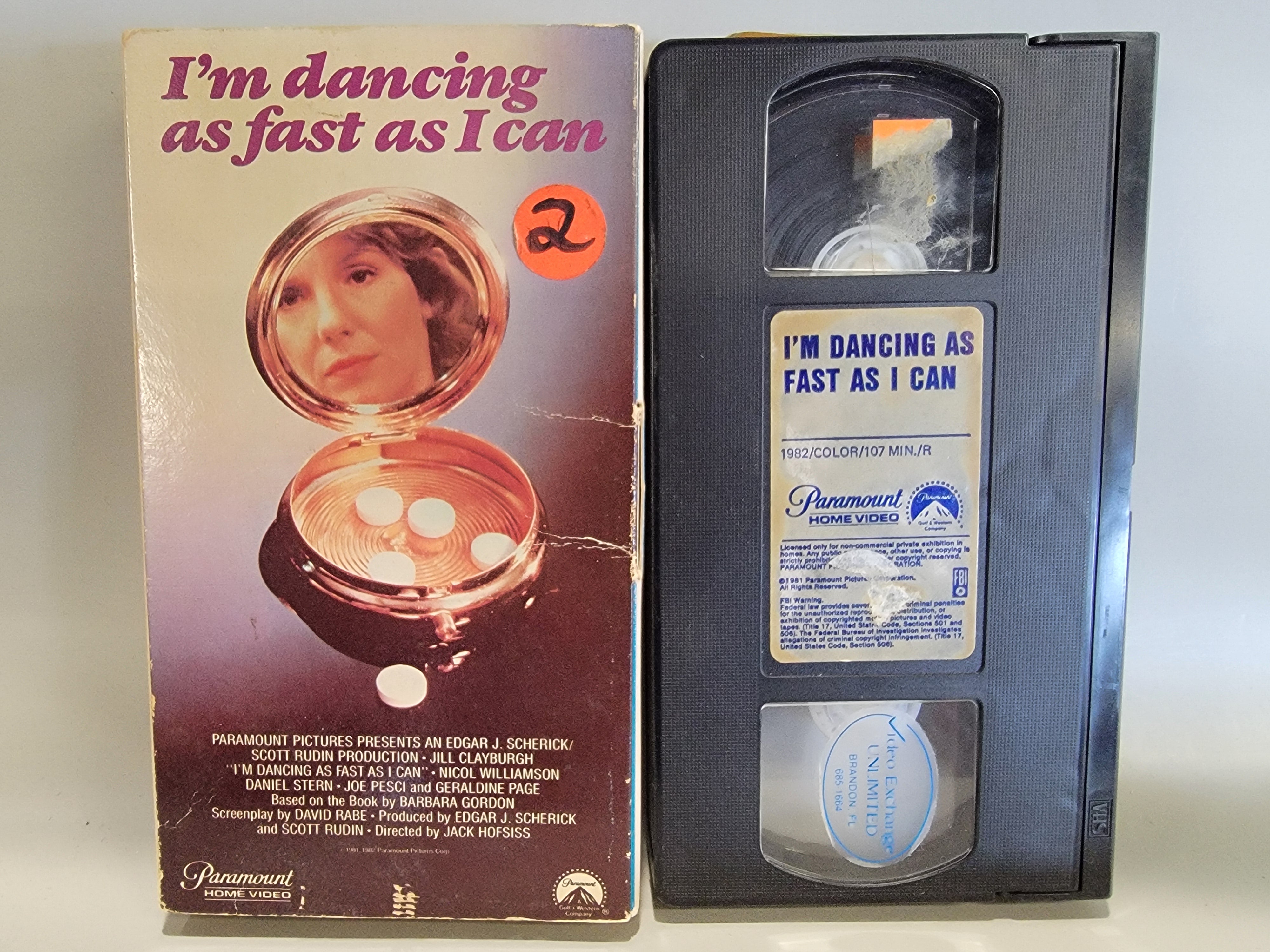 I'M DANCING AS FAST AS I CAN VHS [USED]