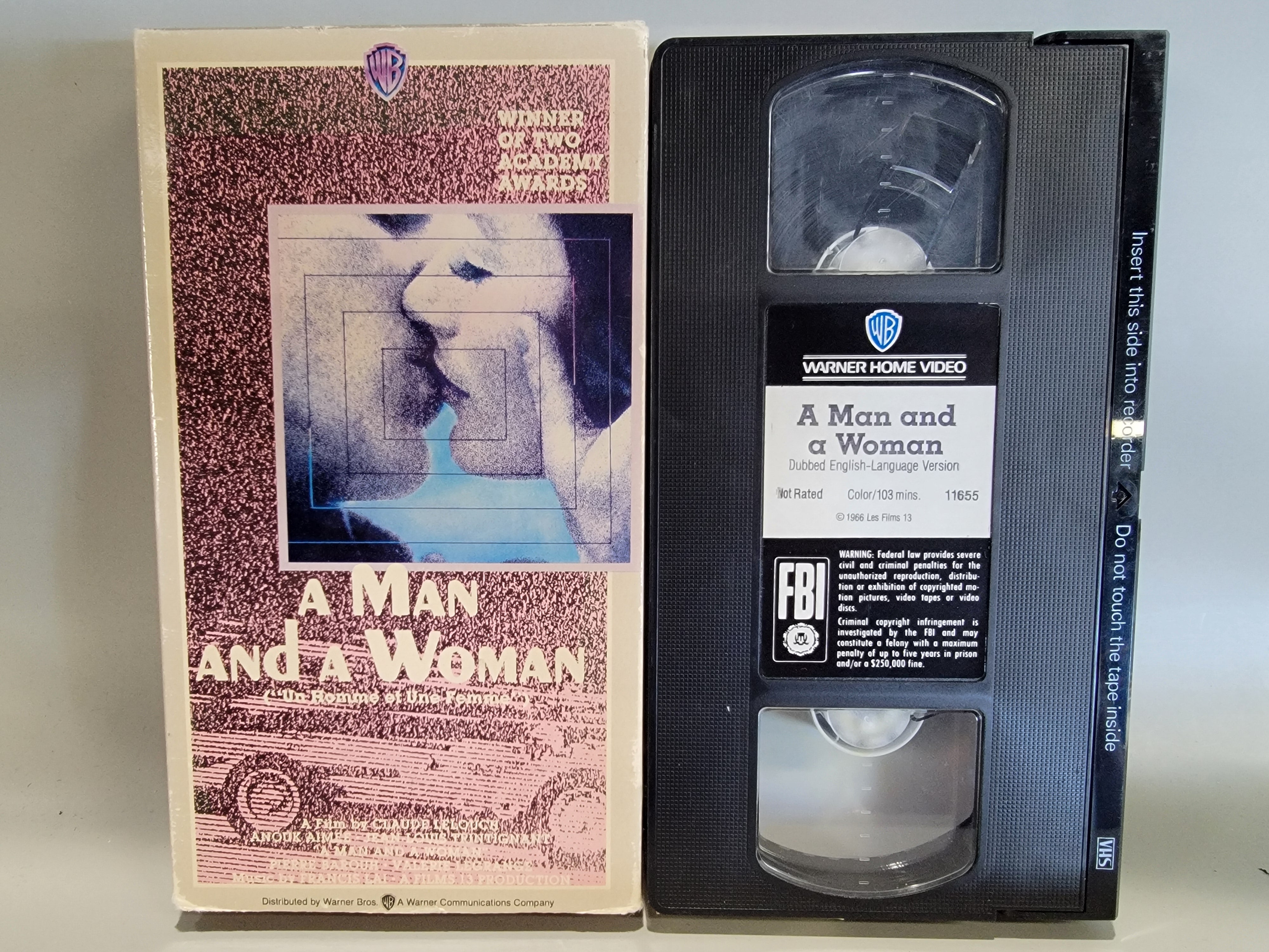 A MAN AND A WOMAN VHS [USED]