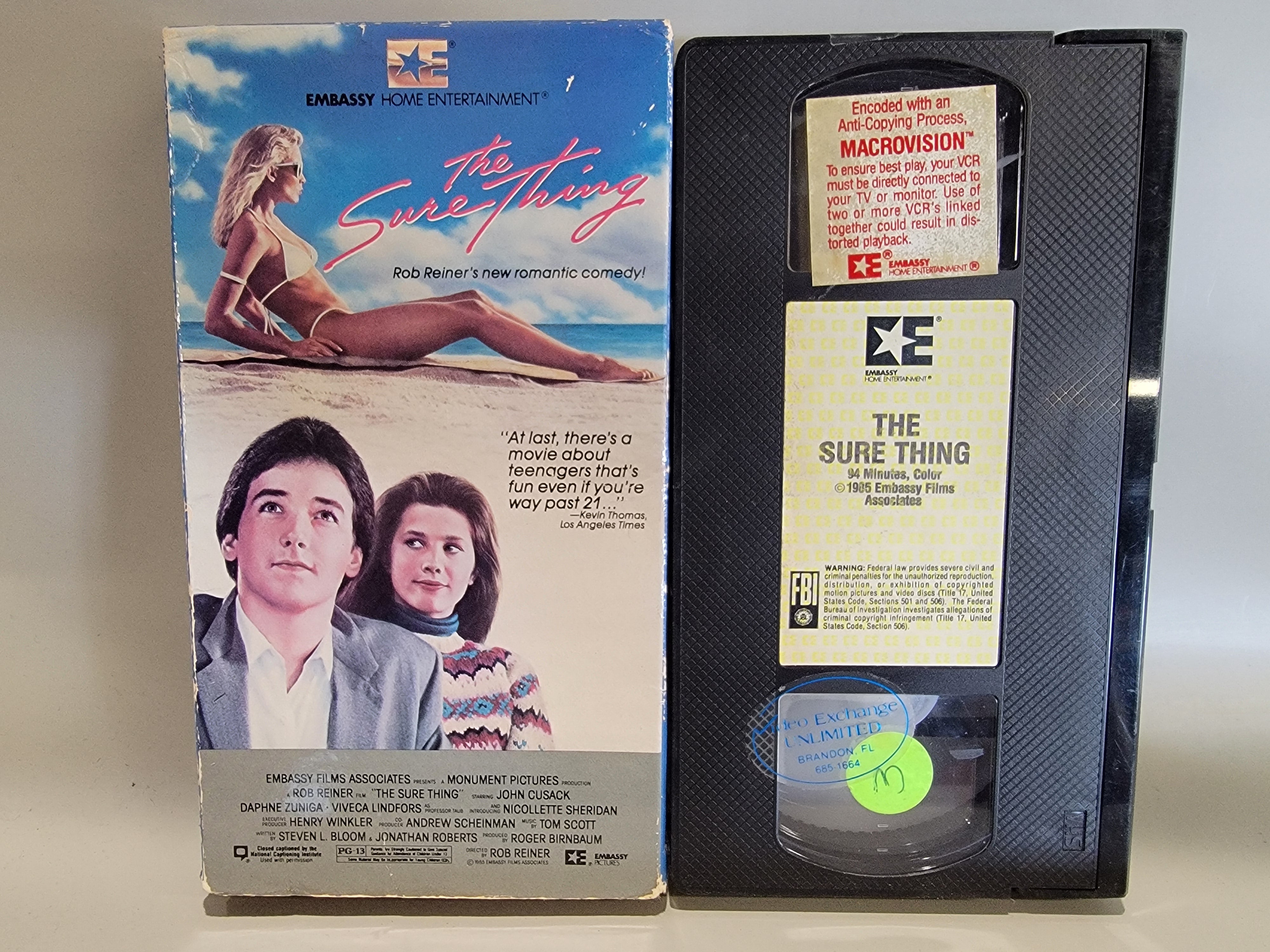 THE SURE THING VHS [USED]