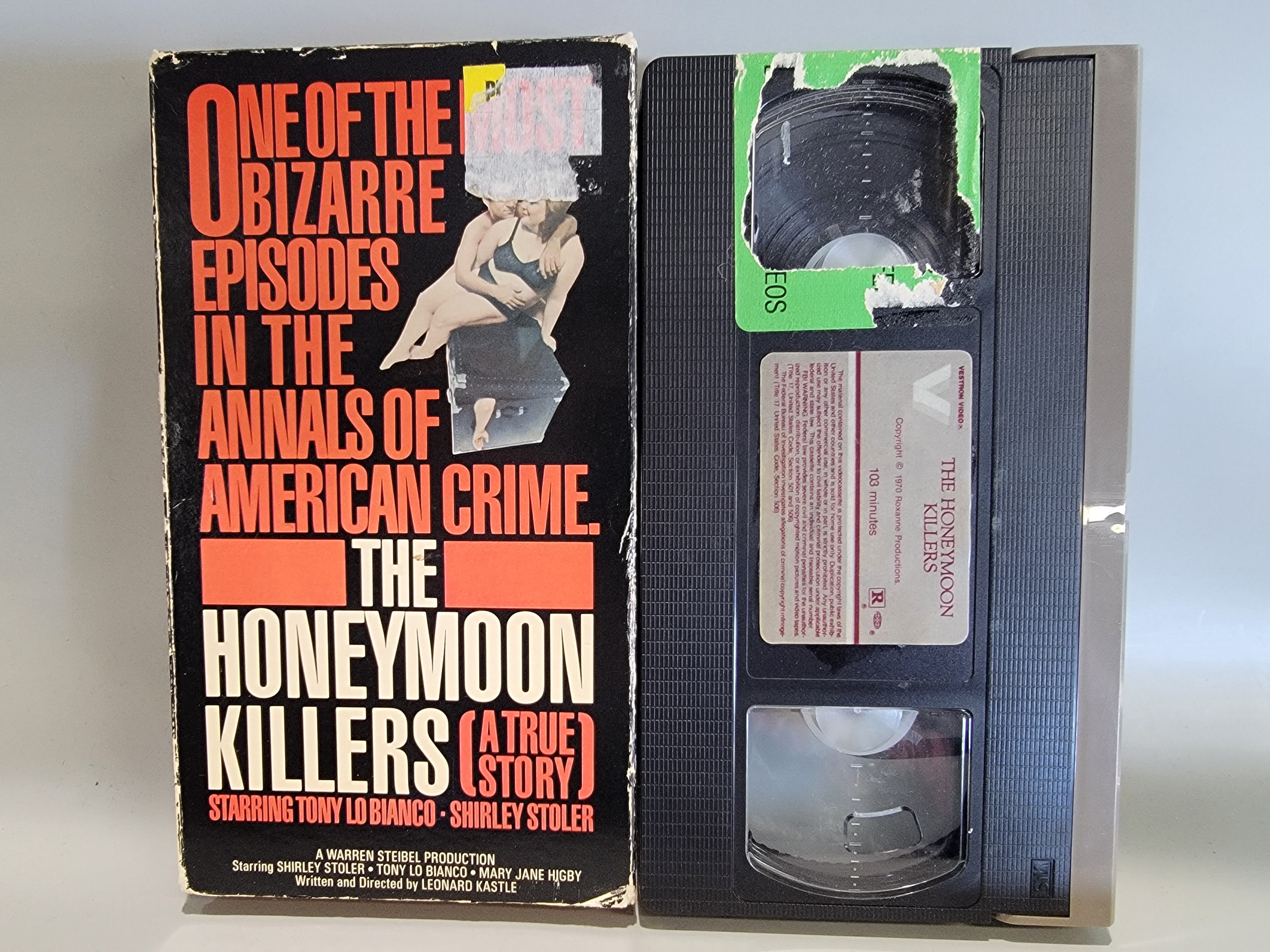 THE HONEYMOON KILLERS VHS [USED]