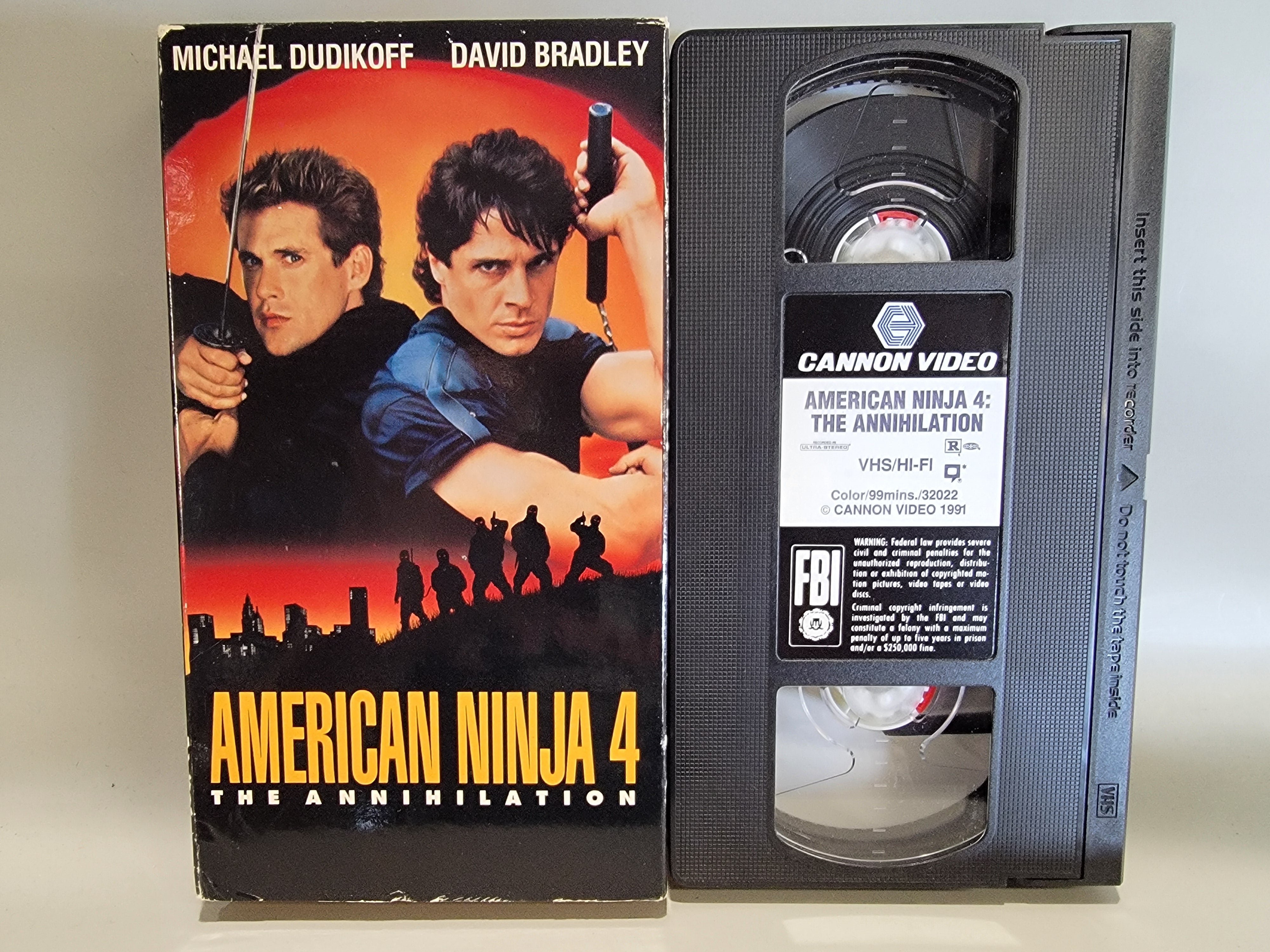 AMERICAN NINJA 4: THE ANNIHILATION VHS [USED]