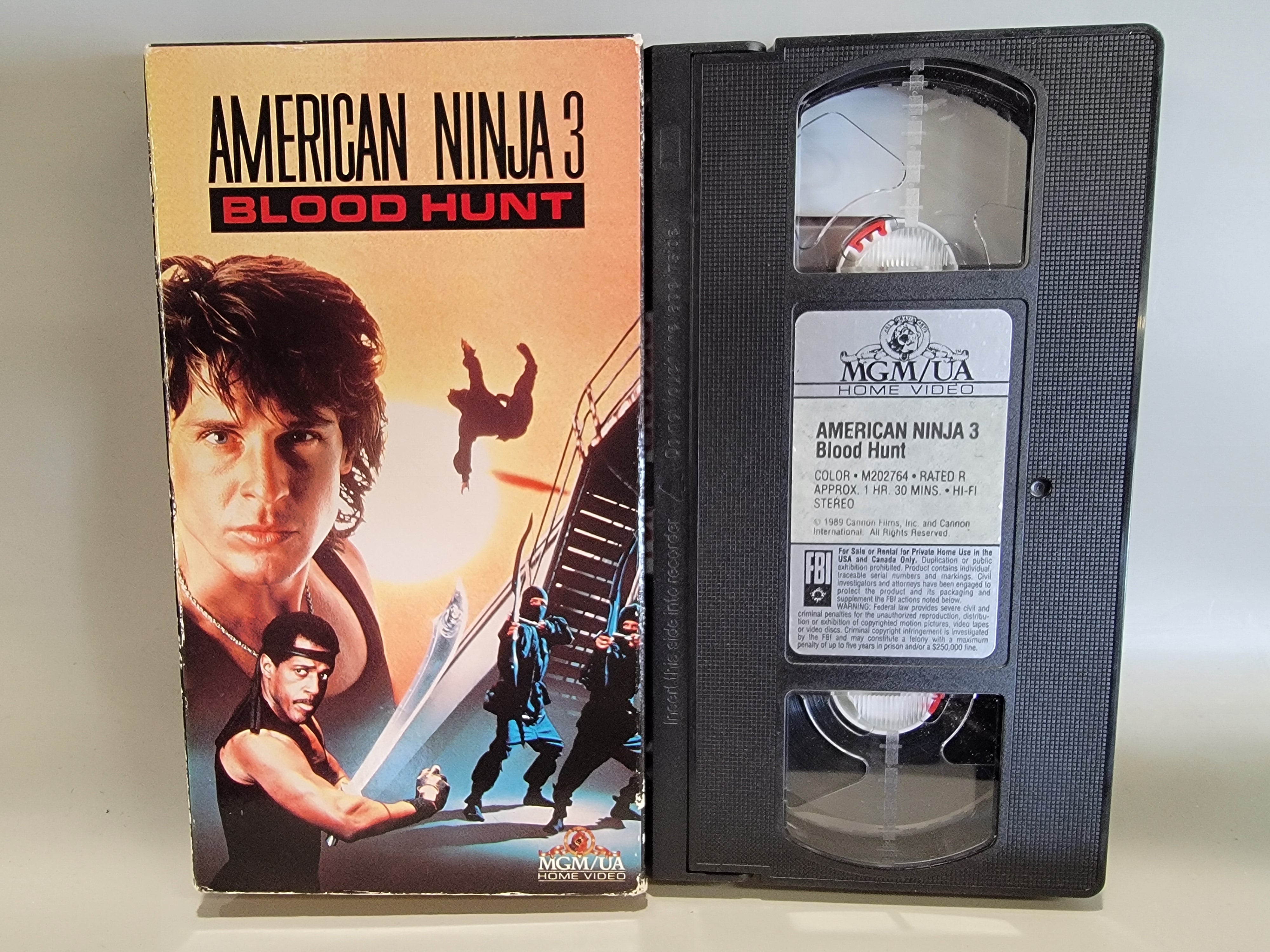 AMERICAN NINJA 3: BLOOD HUNT VHS [USED]