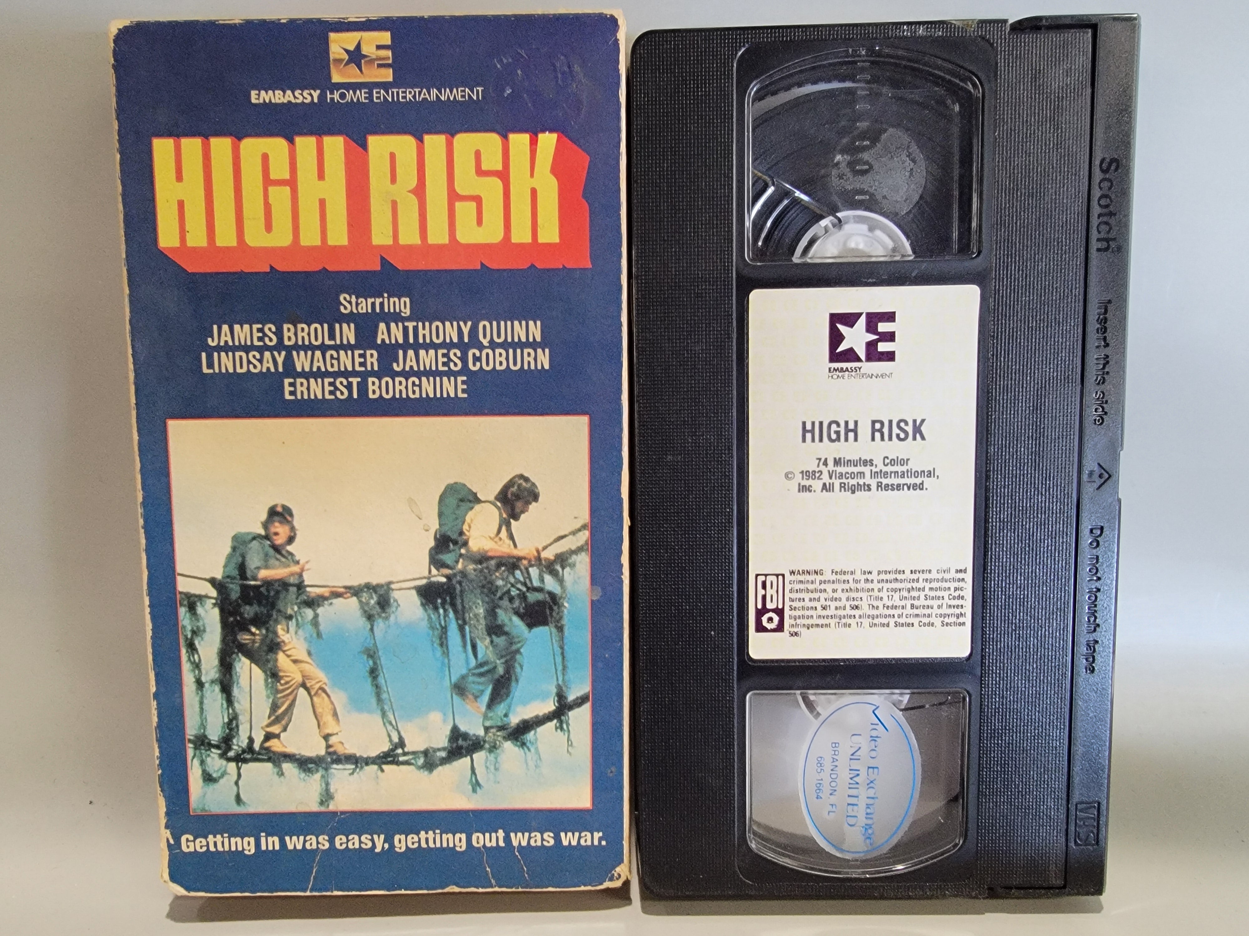 HIGH RISK VHS [USED]