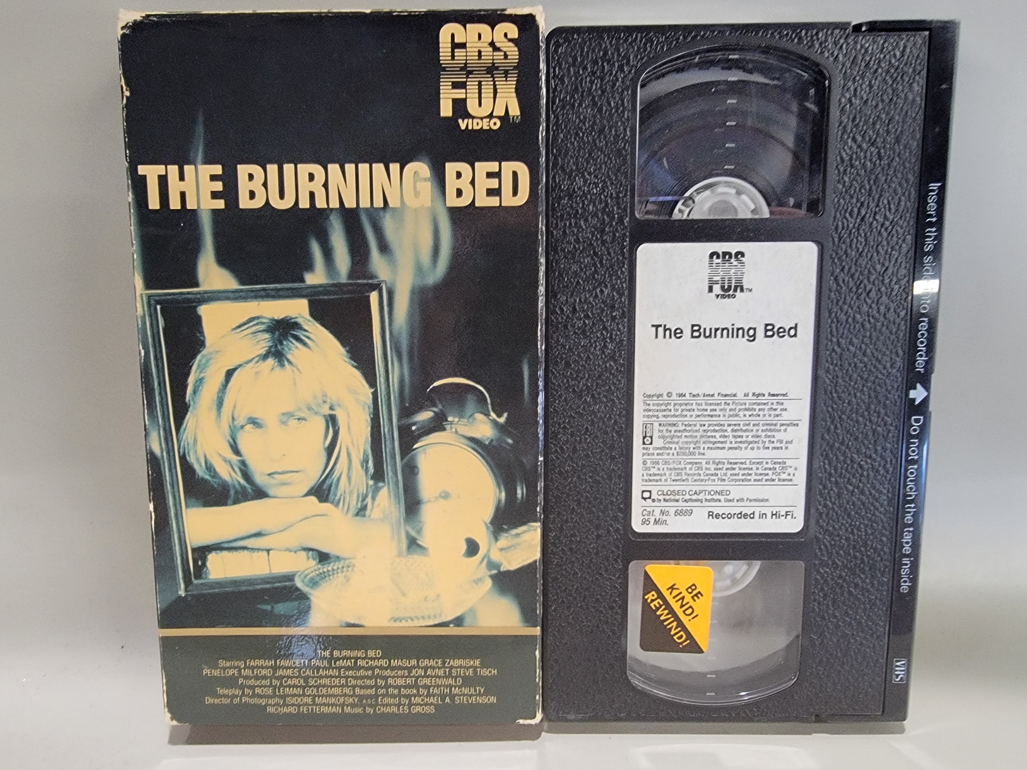 THE BURNING BED VHS [USED]