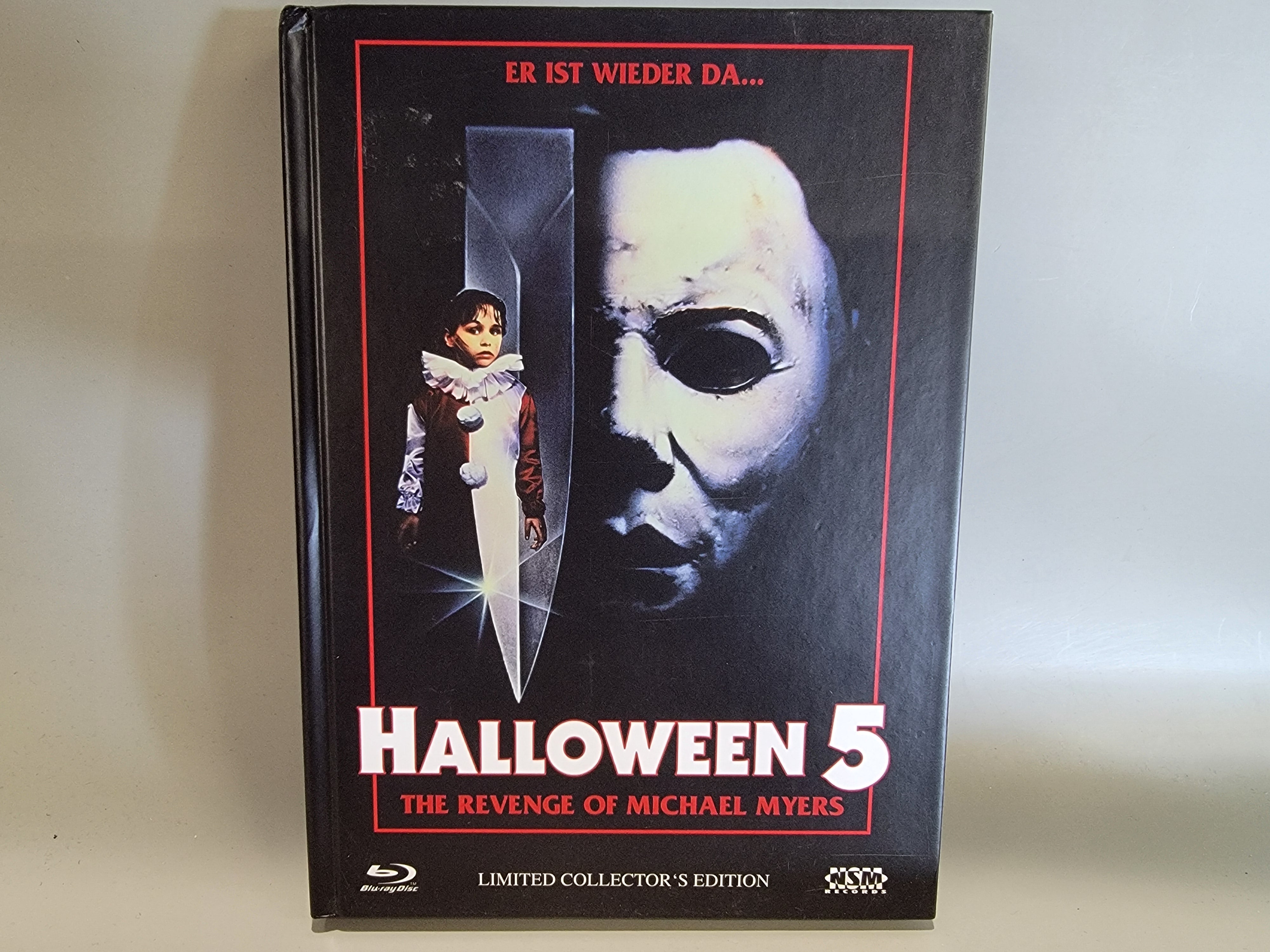 HALLOWEEN 5: THE REVENGE OF MICHAEL MYERS (REGION B/2 IMPORT - LIMITED  EDITION) BLU-RAY/DVD/CD MEDIABOOK [USED]