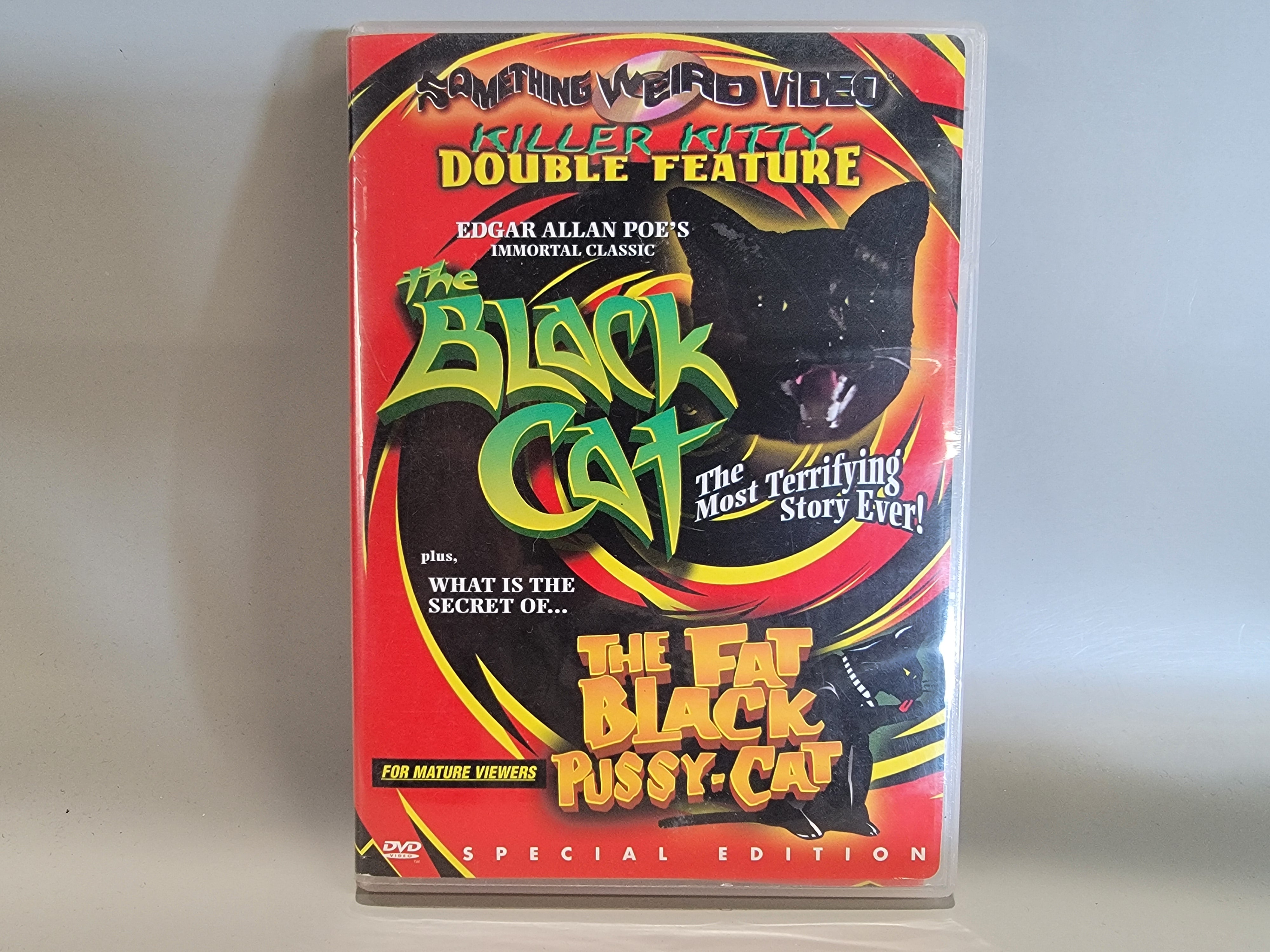 THE BLACK CAT / THE FAT BLACK PUSSY-CAT DVD [USED]