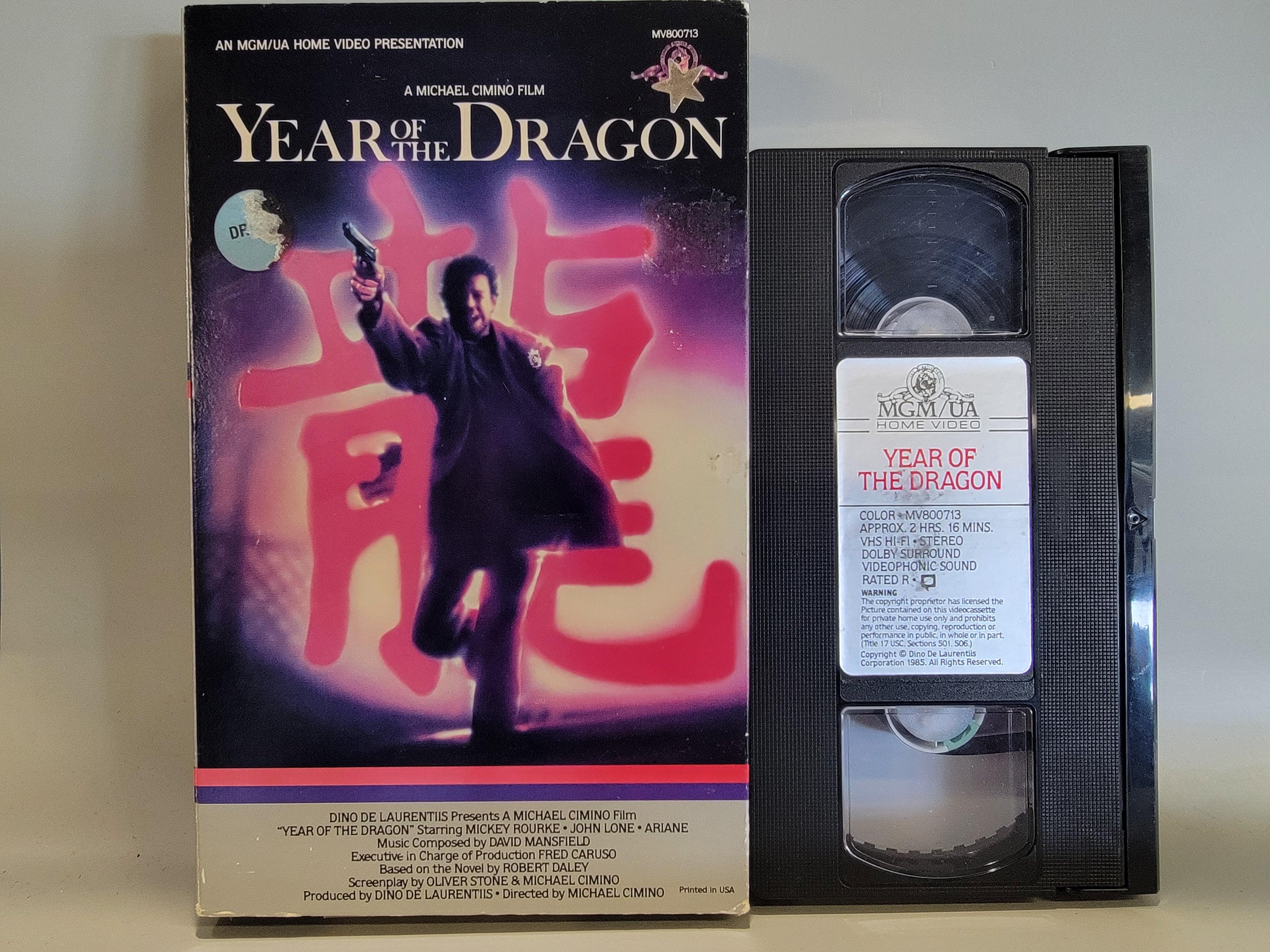 YEAR OF THE DRAGON VHS [USED]