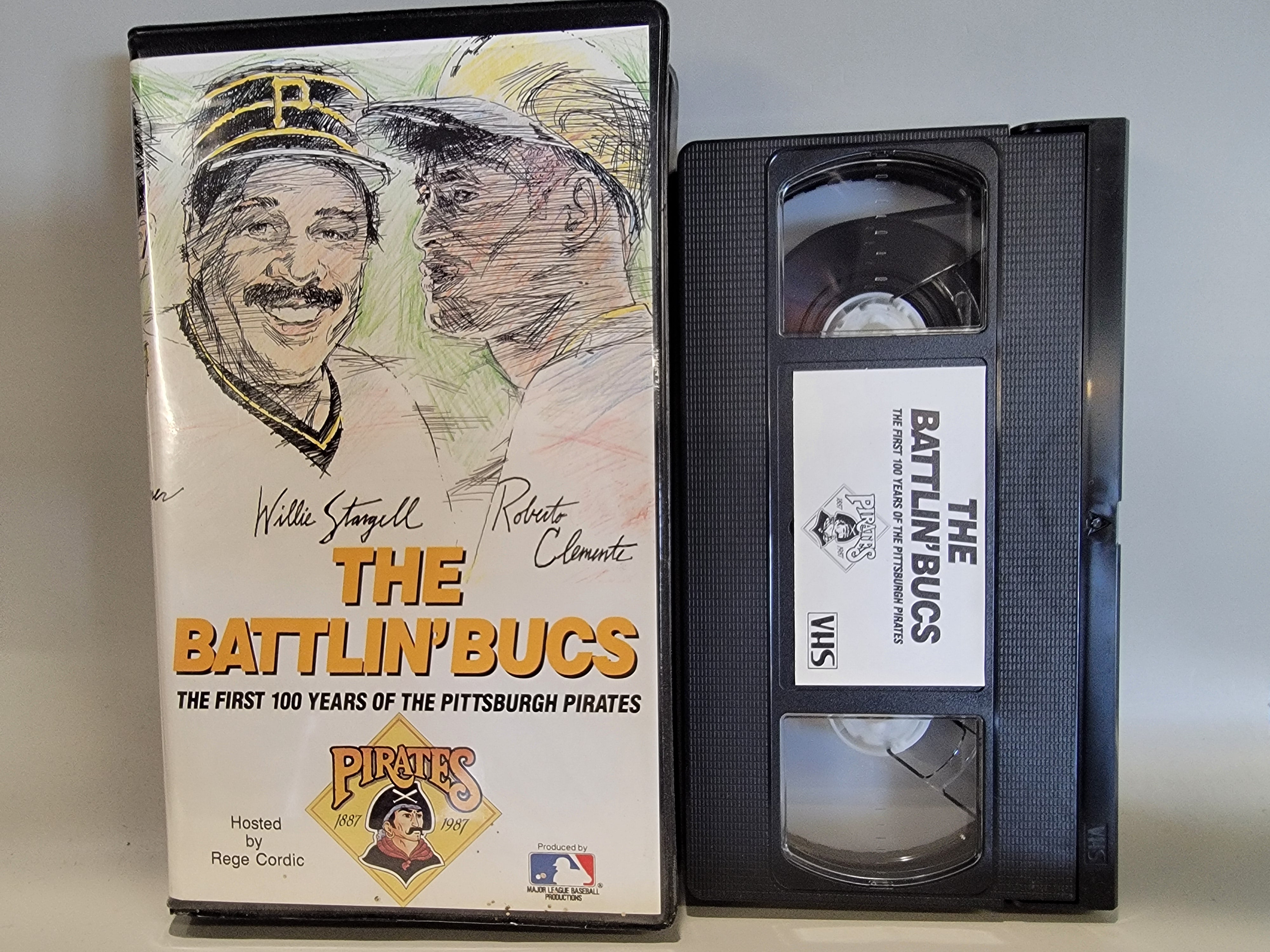 THE BATTLIN' BUCS: THE FIRST 100 YEARS OF THE PITTSBURGH PIRATES VHS [USED]